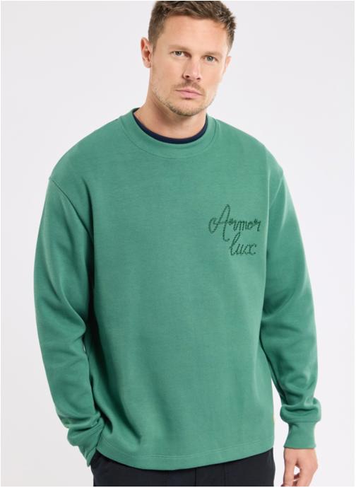Armor Lux Sweats à capuche Sweat 74825 marine deep homme vert
