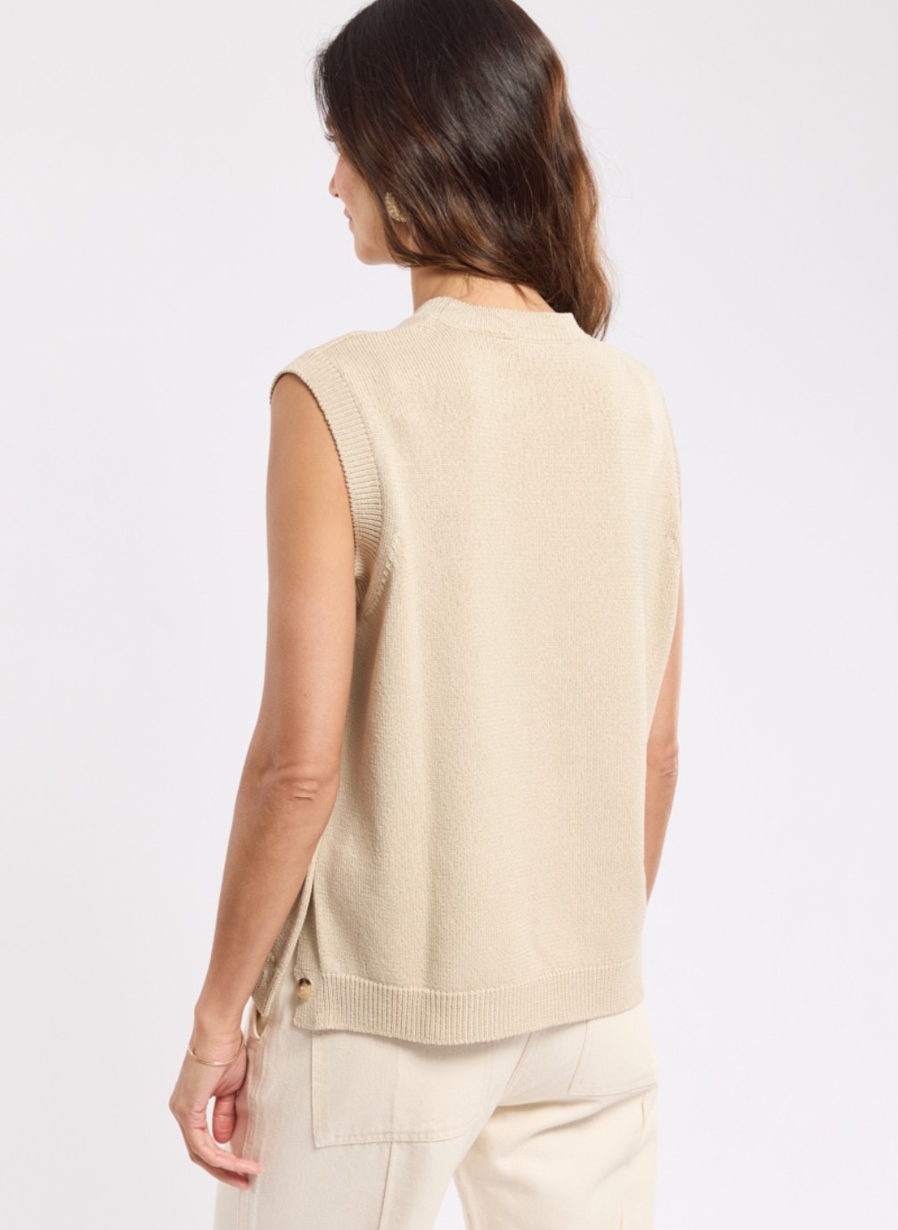 Débardeurs Débardeur Heritage naturel femme beige Armor Lux Débardeurs Débardeur Heritage naturel femme beige Beige