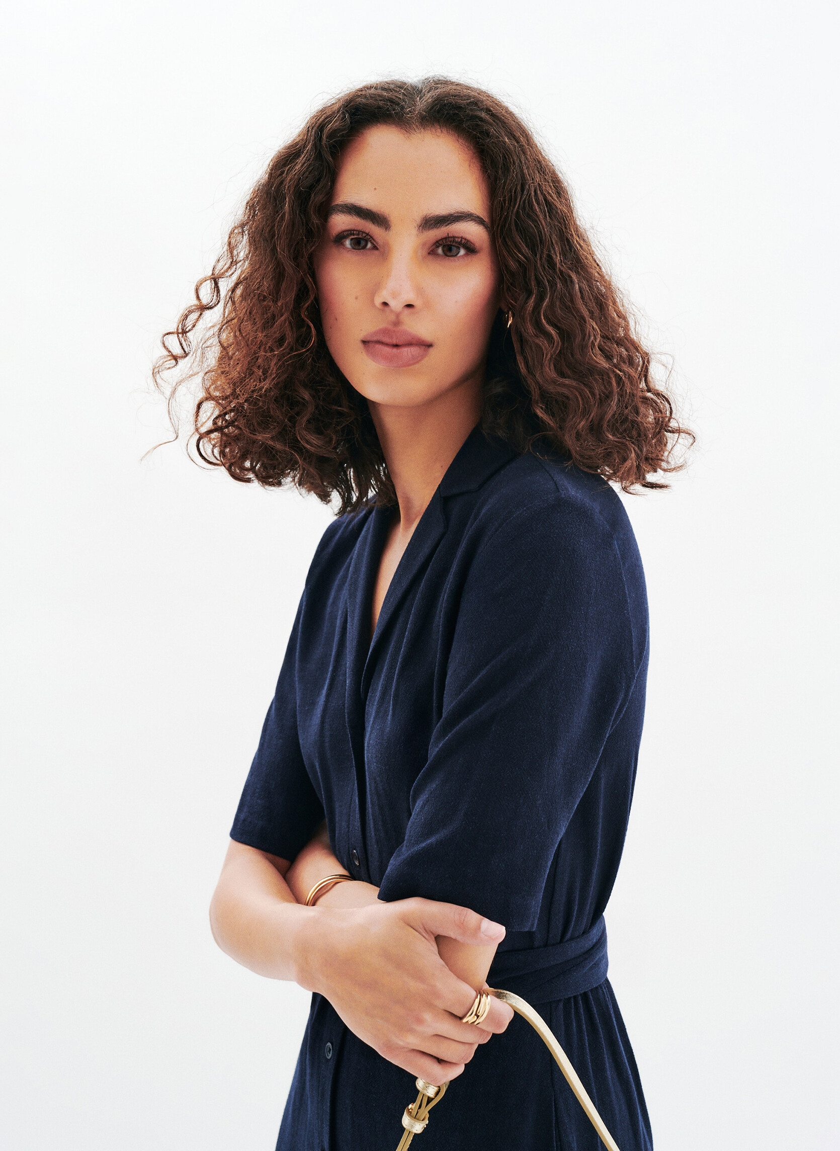 Robes 252R-RTIFANNY2 femme bleu Caroll Robes 252R-RTIFANNY2 femme bleu Bleu marine