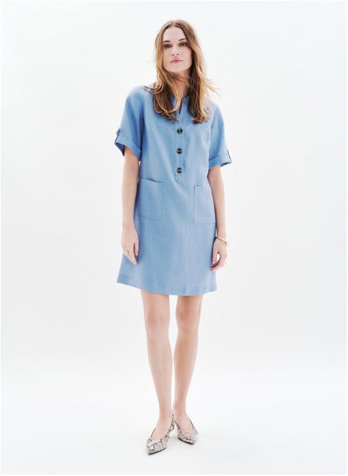 Caroll Robes 251R-ROUDE femme bleu