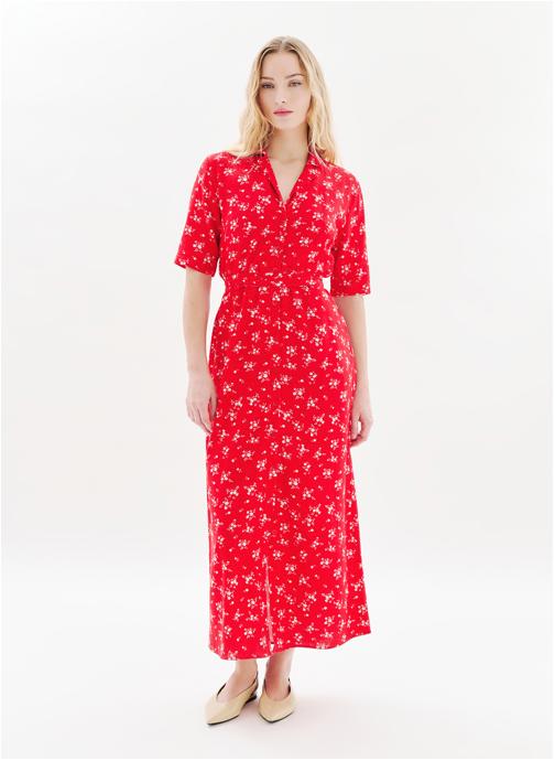 Caroll Robes 252R-RTIFANNY femme rouge
