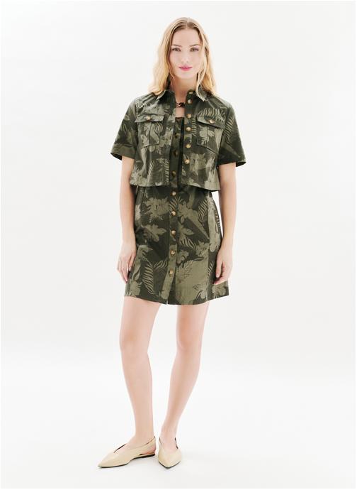 Caroll Robes 252R-RAVY femme vert
