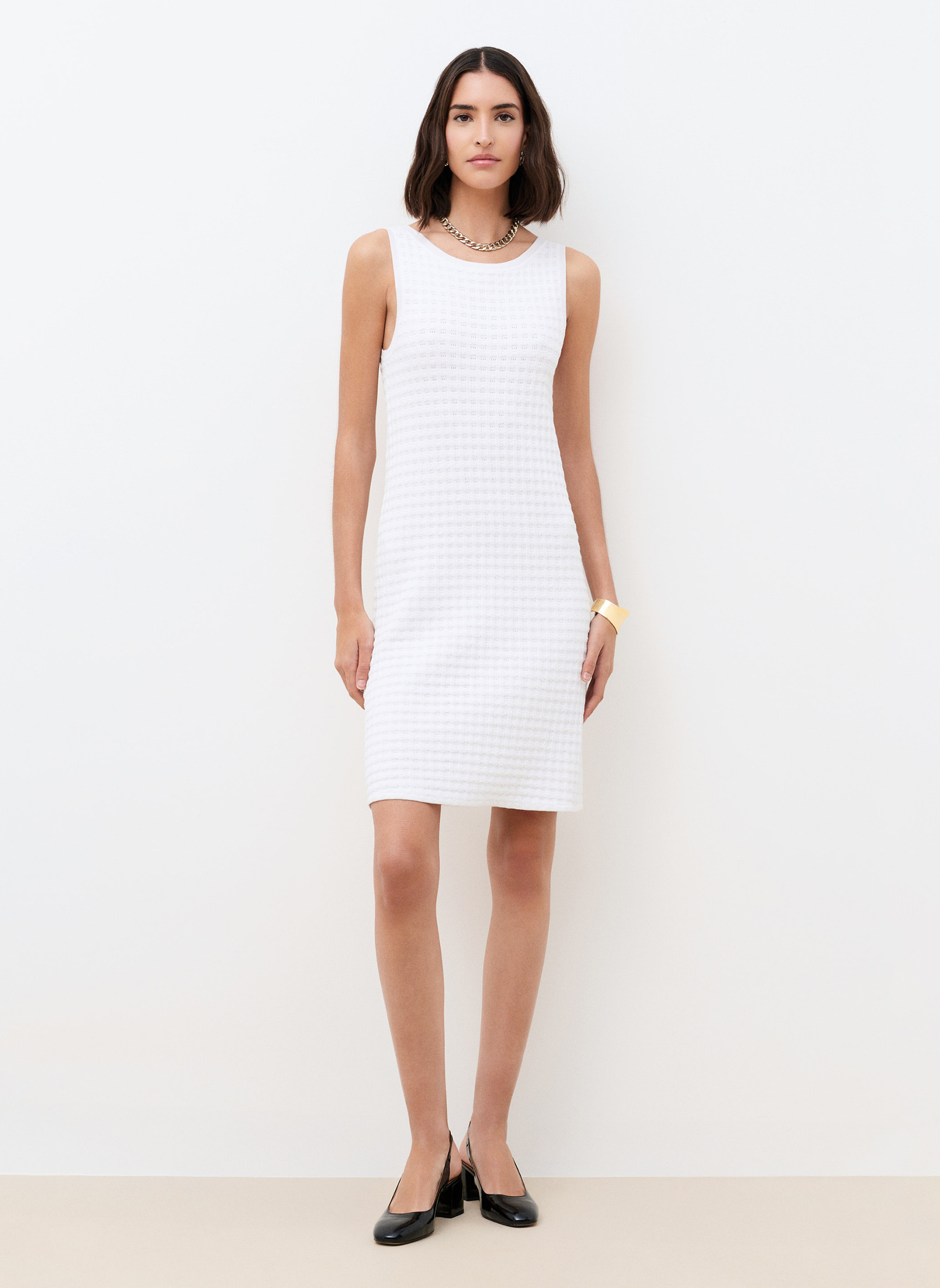 Robes 261R-RMALIA femme blanc Caroll Robes 261R-RMALIA femme blanc Blanc