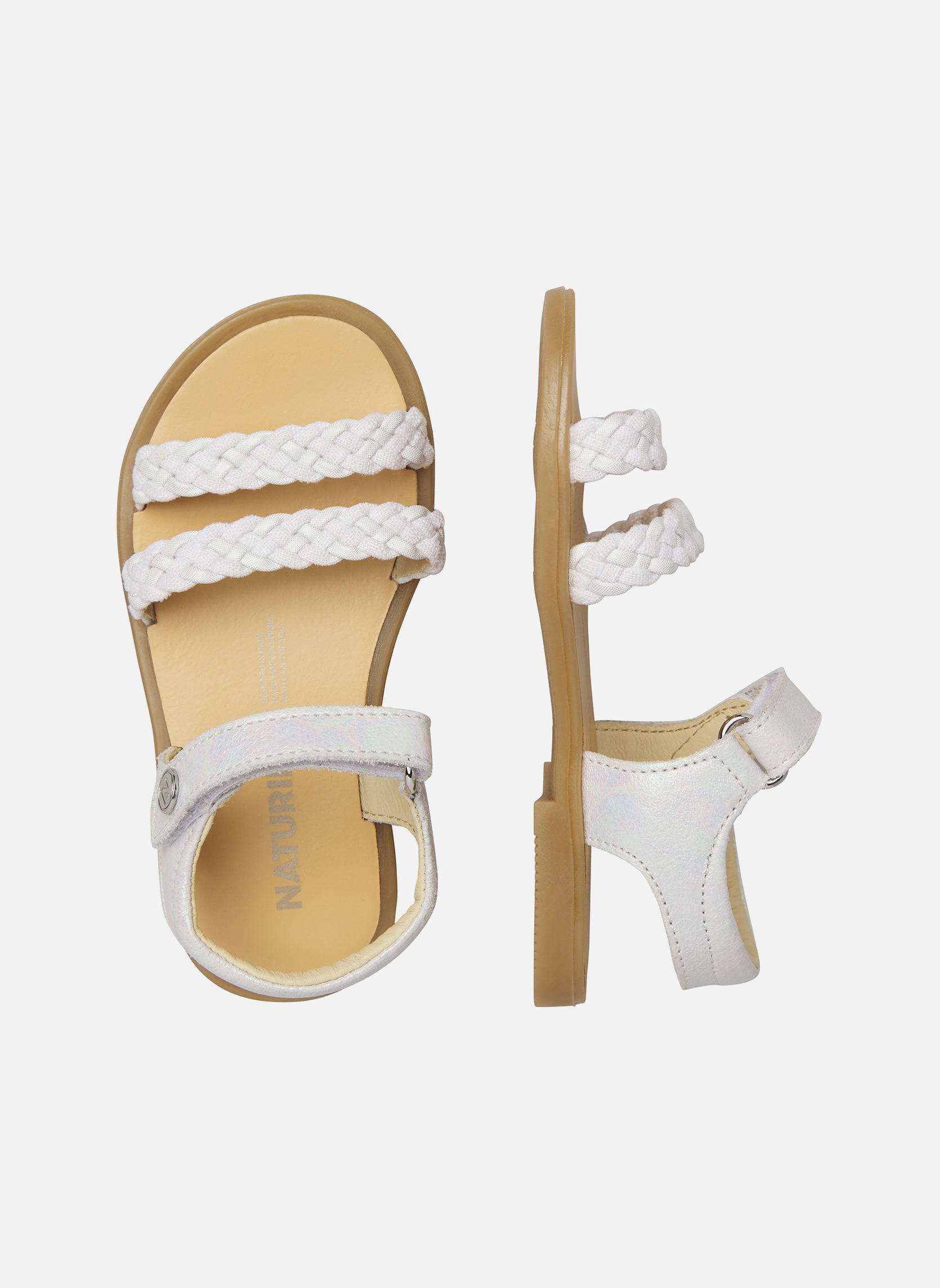 Sandales Sandales ILMY Blanc- fille blanc Naturino Sandales Sandales ILMY Blanc- fille blanc Blanc