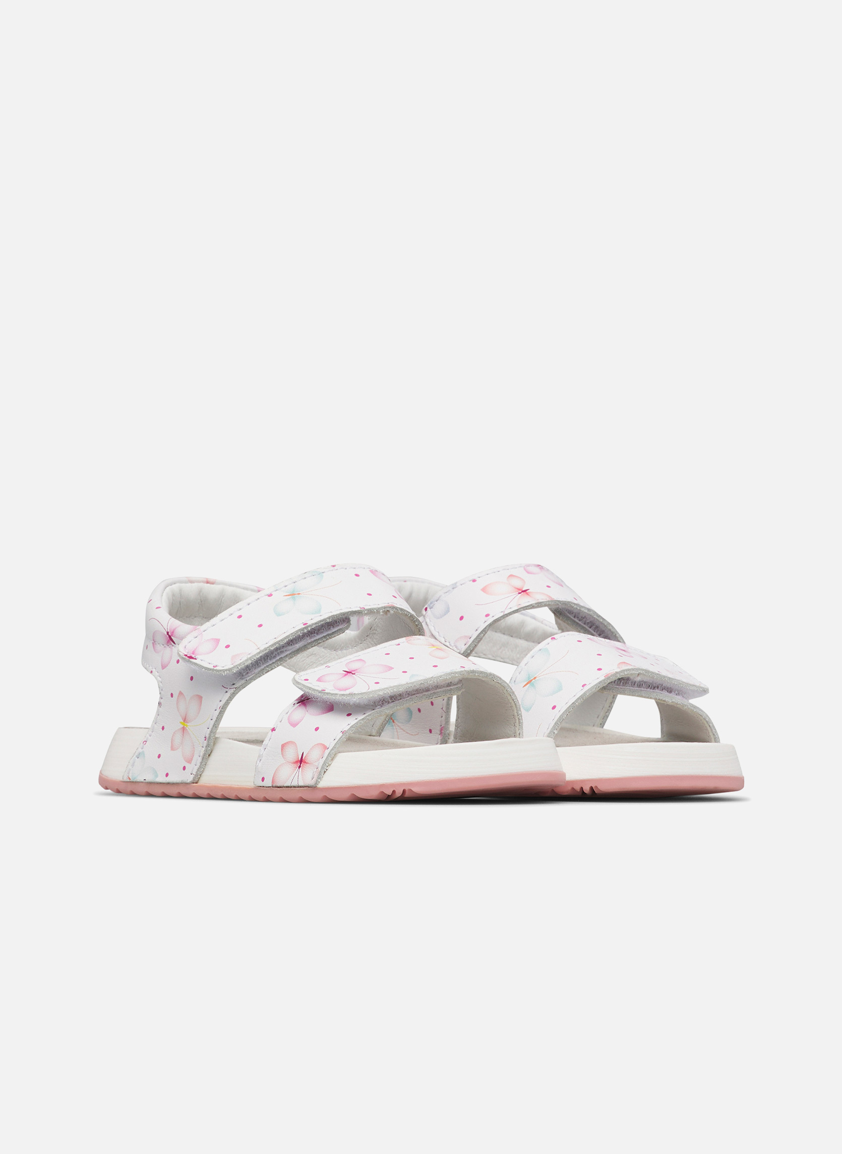 Sandales Sandales SALNY. Blanc-Rose fille rose Naturino Sandales Sandales SALNY. Blanc-Rose fille rose Rose