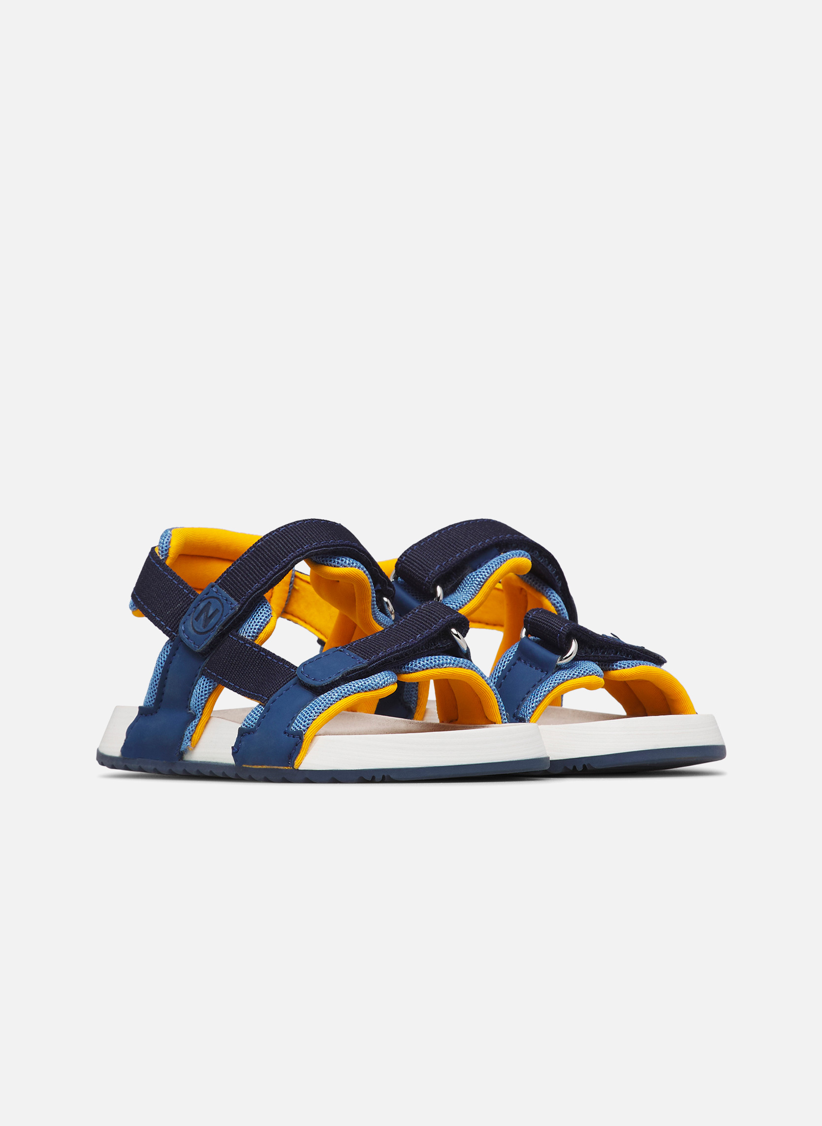 Sandales Sandales JAFFOR. Marine-Orange garçon bleu Naturino Sandales Sandales JAFFOR. Marine-Orange garçon bleu Bleu