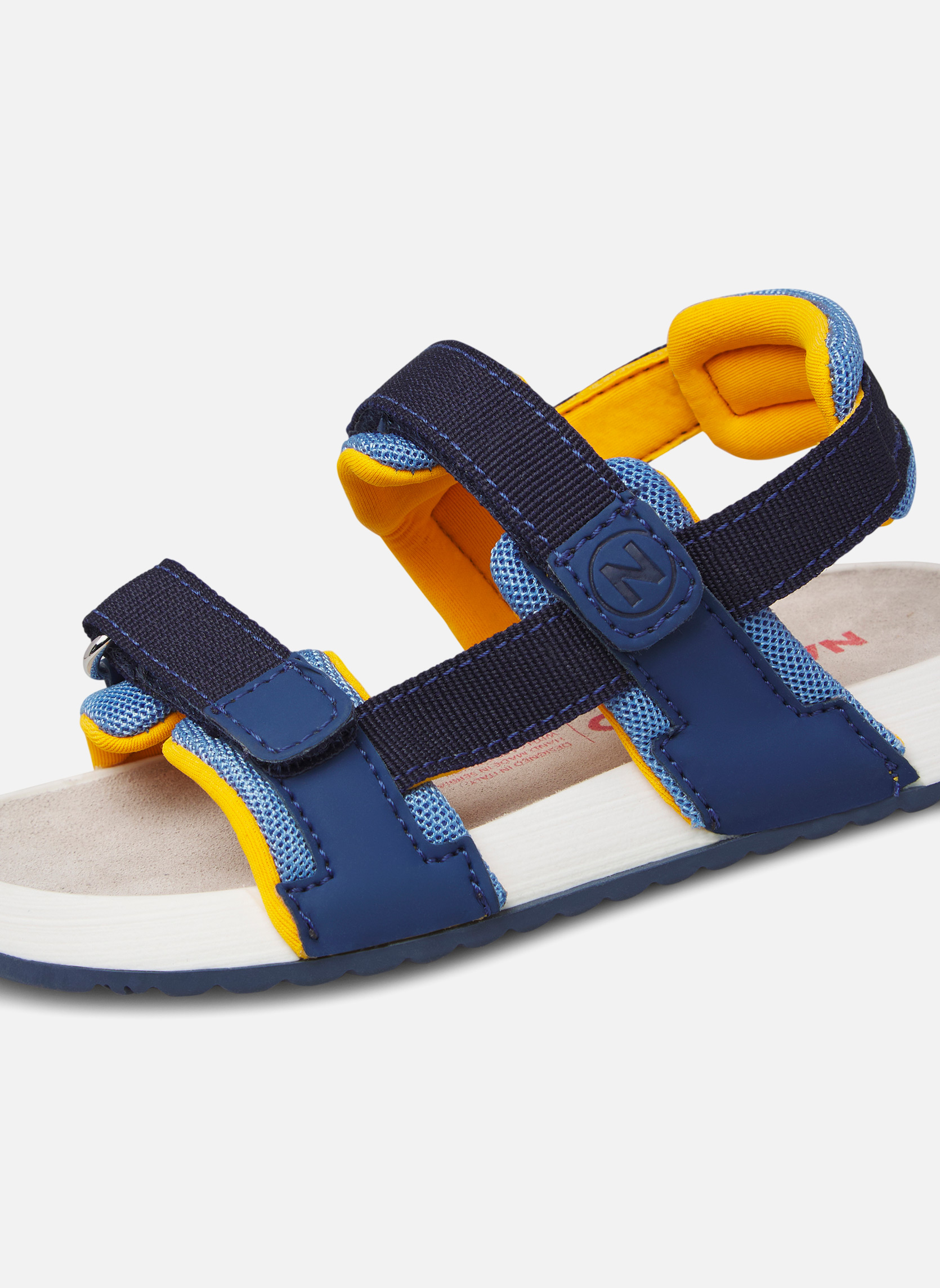Sandales Sandales JAFFOR. Marine-Orange garçon bleu Naturino Sandales Sandales JAFFOR. Marine-Orange garçon bleu Bleu