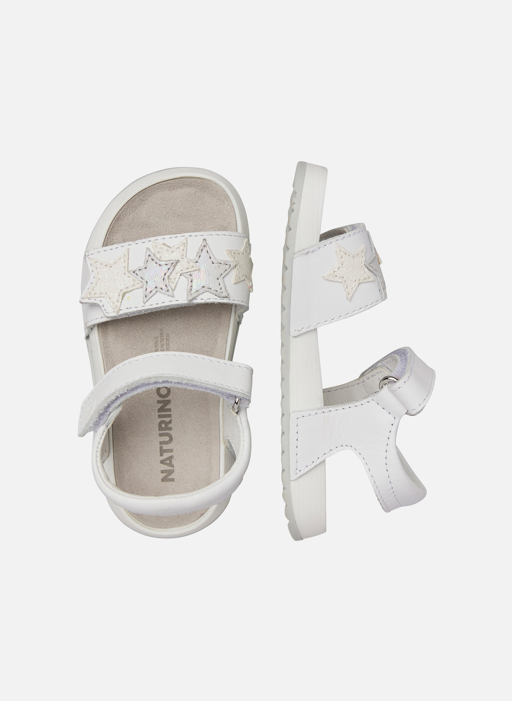 Sandales Sandales DENDIX. Blanc- fille blanc Naturino Sandales Sandales DENDIX. Blanc- fille blanc Blanc