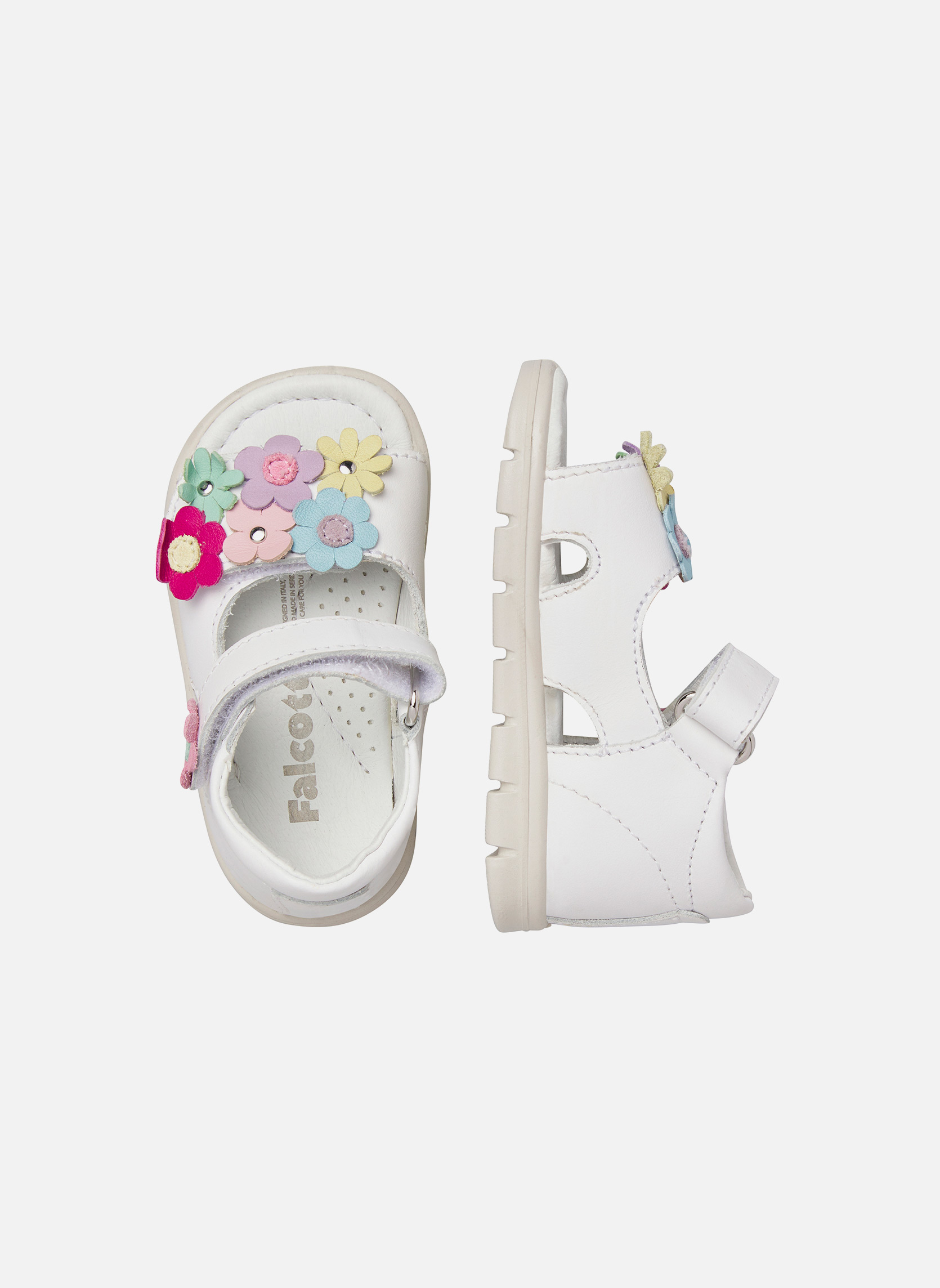 Sandales Sandales SLAMMY Blanc- fille blanc Falcotto Sandales Sandales SLAMMY Blanc- fille blanc Blanc