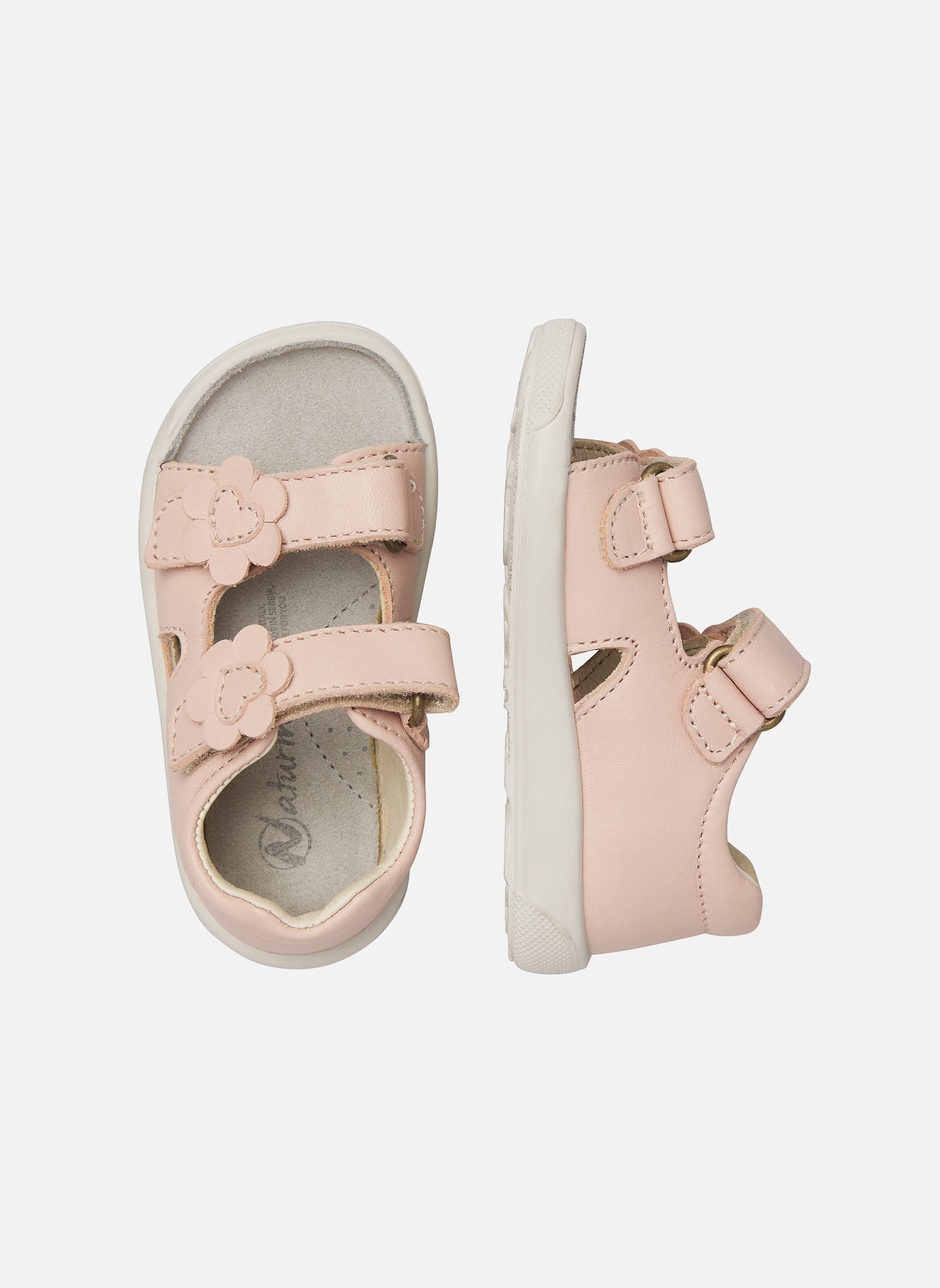 Sandales Sandales AUGUST 3 Rose poudré- fille rose Naturino Sandales Sandales AUGUST 3 Rose poudré- fille rose Rose clair