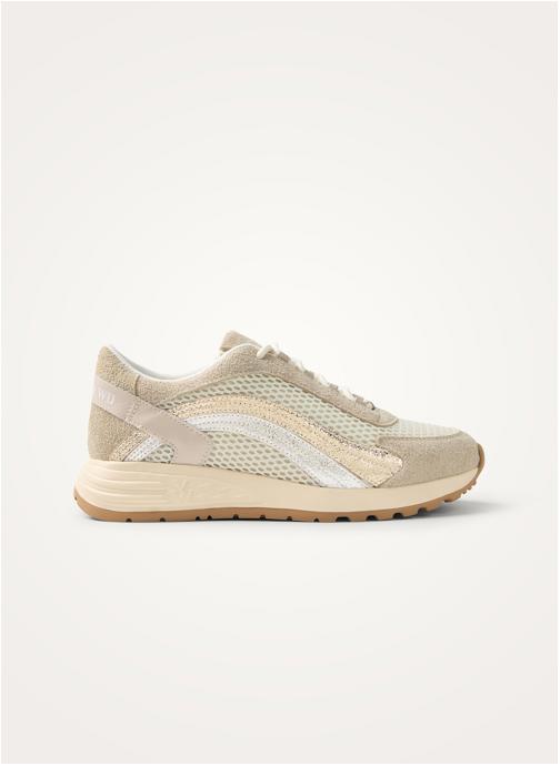 Vanessa Wu Baskets basses TWIST 2.25 femme beige