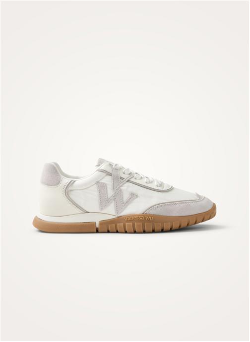 Vanessa Wu Baskets basses WAVE 1.86 femme blanc