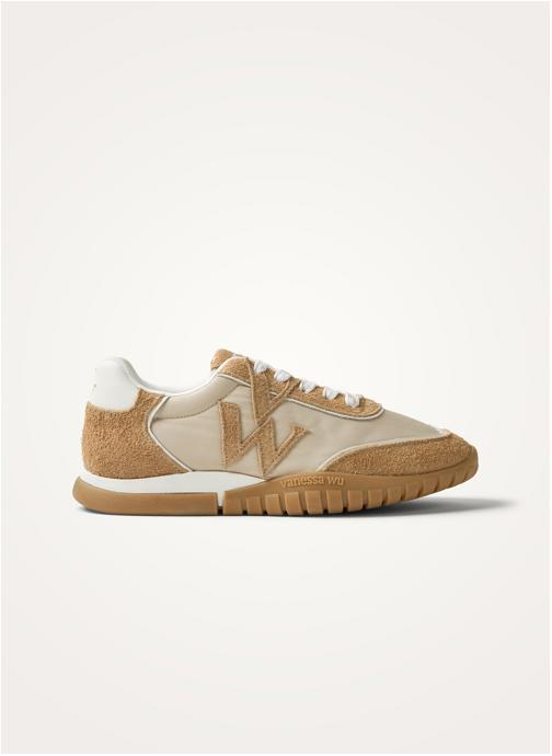 Vanessa Wu Baskets basses WAVE 1.86 femme beige