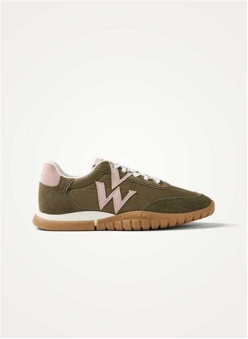 Vanessa Wu Baskets basses WAVE 1.86 femme vert