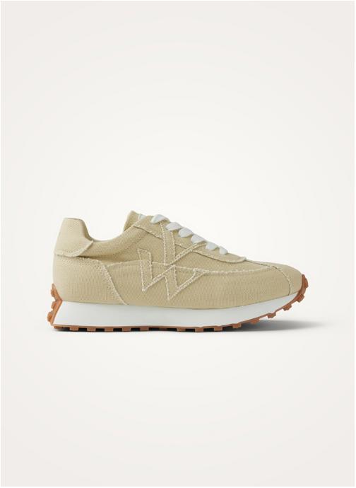 Vanessa Wu Baskets basses FLOW Staple femme beige