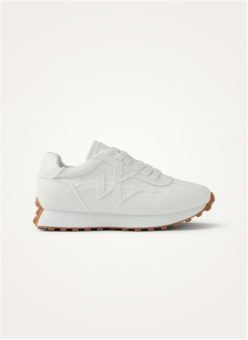 Vanessa Wu Baskets basses FLOW Staple femme blanc