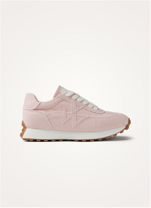 Vanessa Wu Baskets basses FLOW Staple femme rose