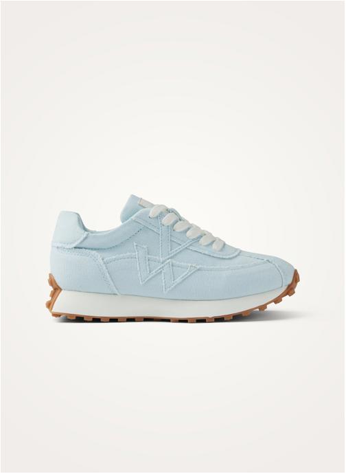 Vanessa Wu Baskets basses FLOW Staple femme bleu