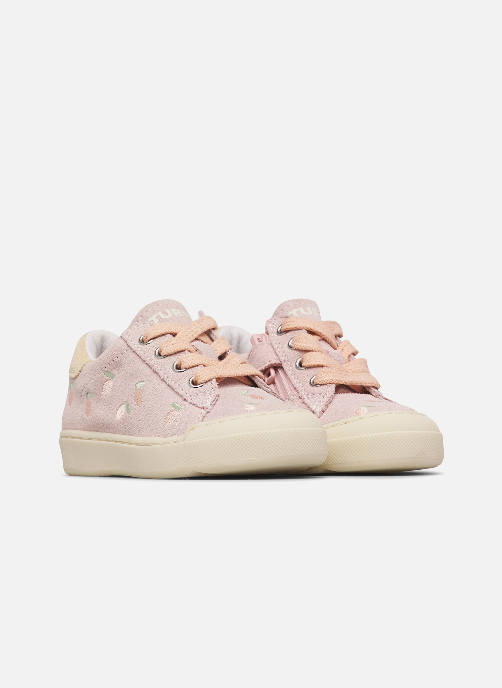 Baskets basses Sneakers EINDHOVEN 2 EMBR.ZIP. Rose-Vanille fille rose Naturino Baskets basses Sneakers EINDHOVEN 2 EMBR.ZIP. Rose-Vanille fille rose Rose clair