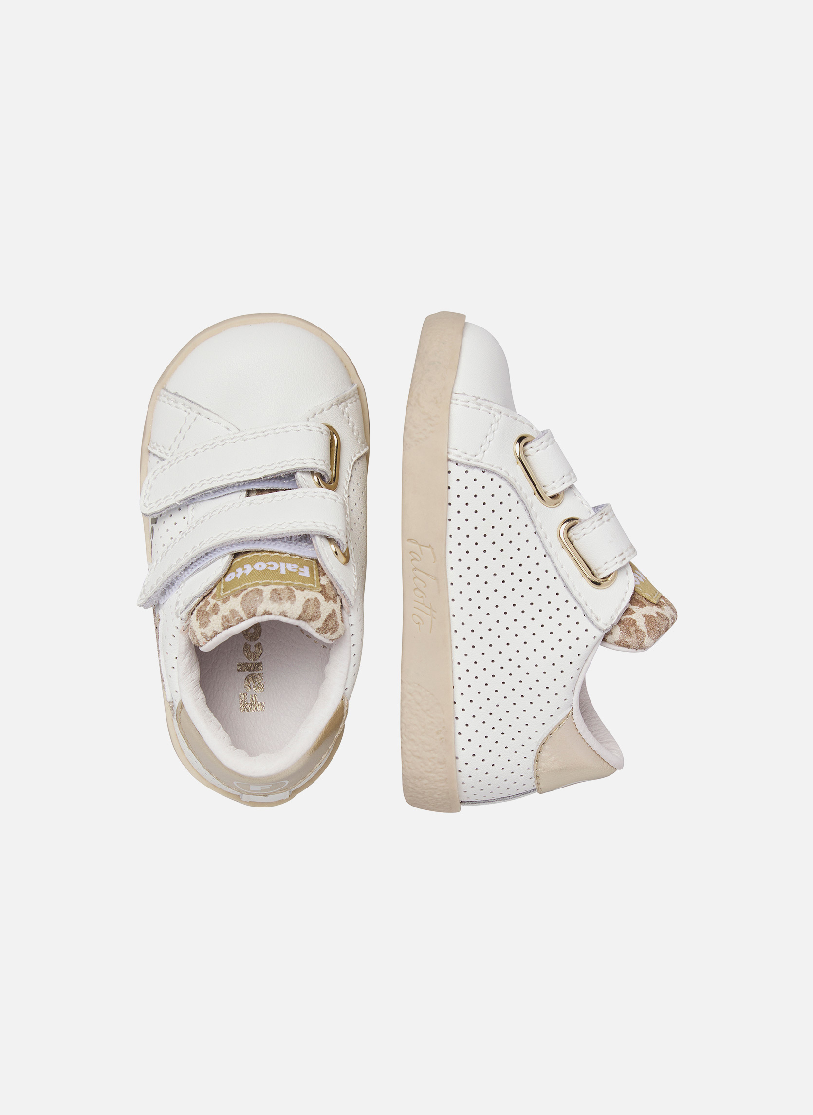 Baskets basses Sneakers ALNOITE 2 VL. Blanc-Platine- fille blanc Falcotto Baskets basses Sneakers ALNOITE 2 VL. Blanc-Platine- fille blanc Blanc