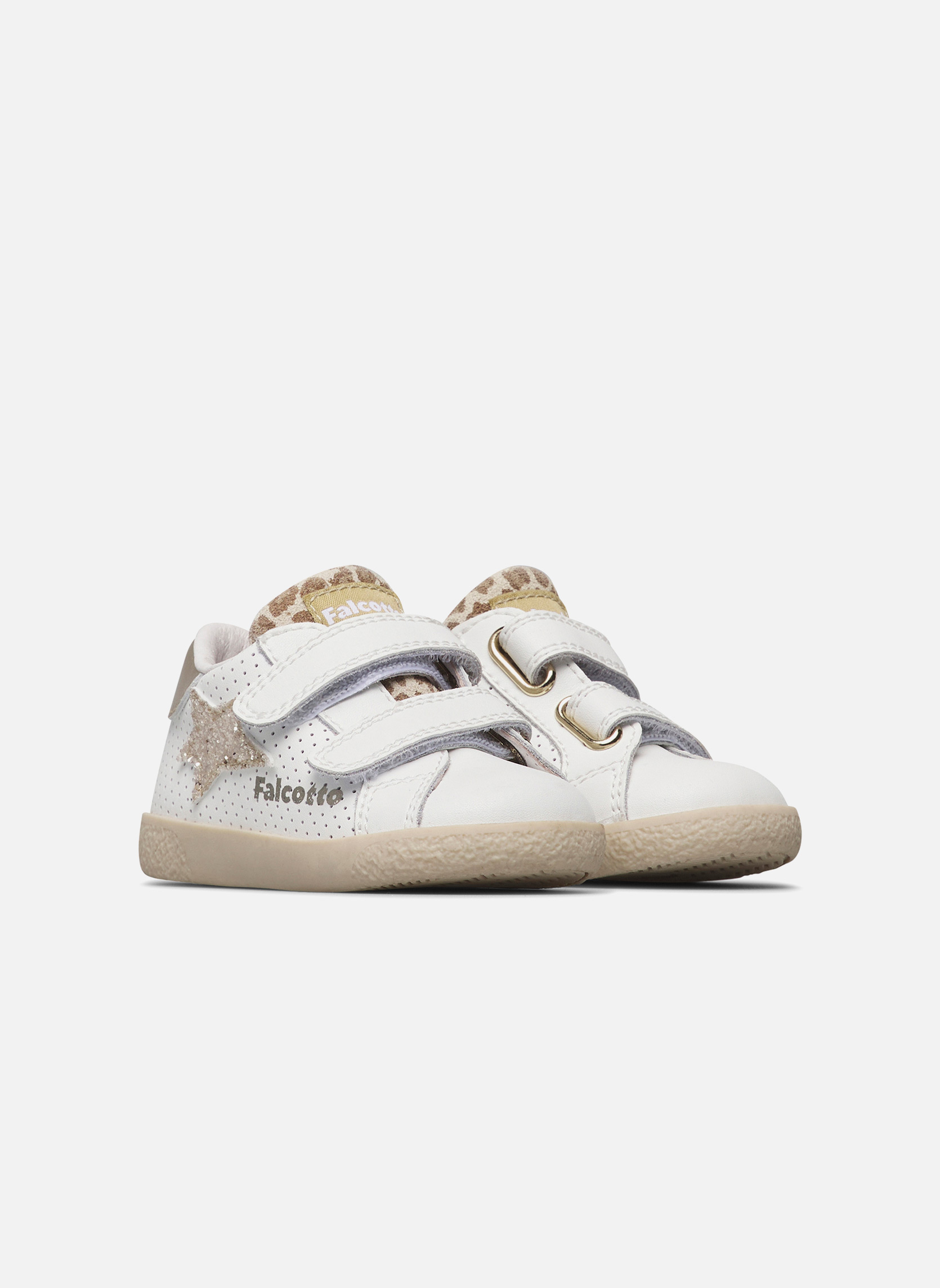 Baskets basses Sneakers ALNOITE 2 VL. Blanc-Platine- fille blanc Falcotto Baskets basses Sneakers ALNOITE 2 VL. Blanc-Platine- fille blanc Blanc