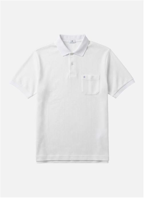 Serge Blanco Polos Polo MC homme blanc