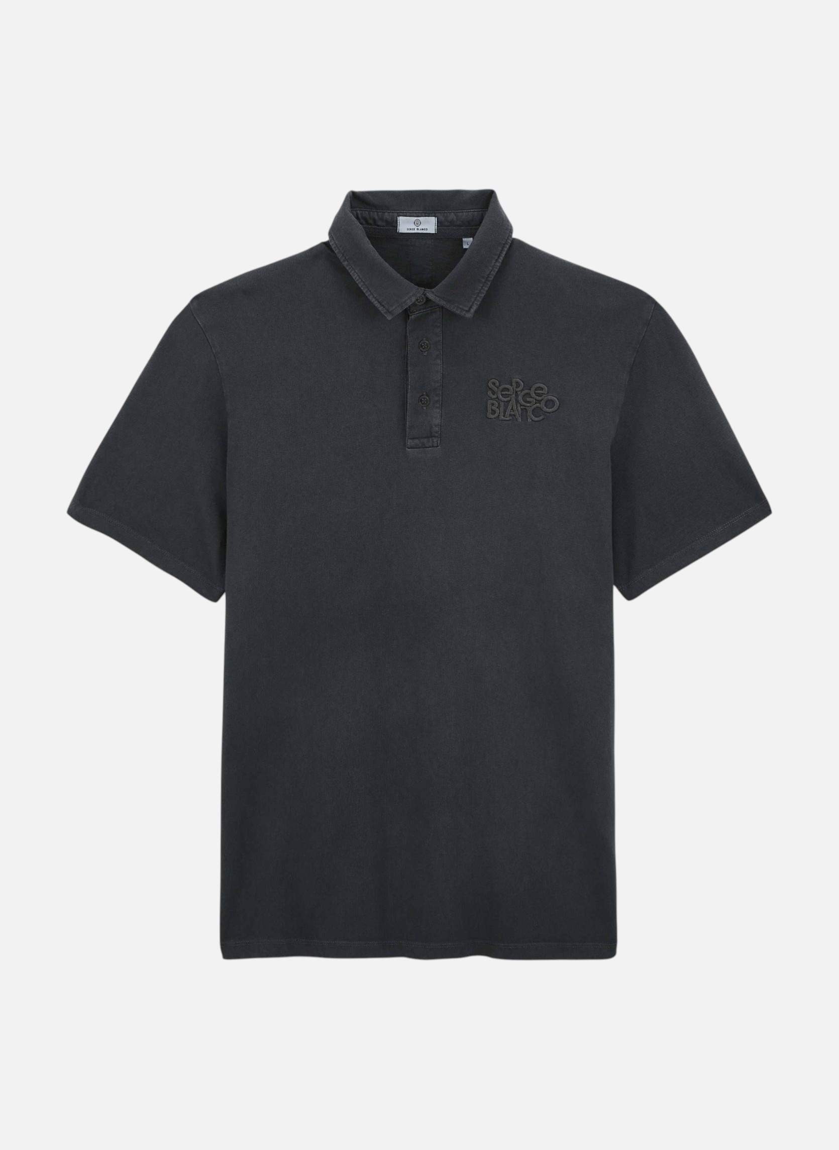 Polos Polo MC homme gris Serge Blanco Polos Polo MC homme gris Gris foncé