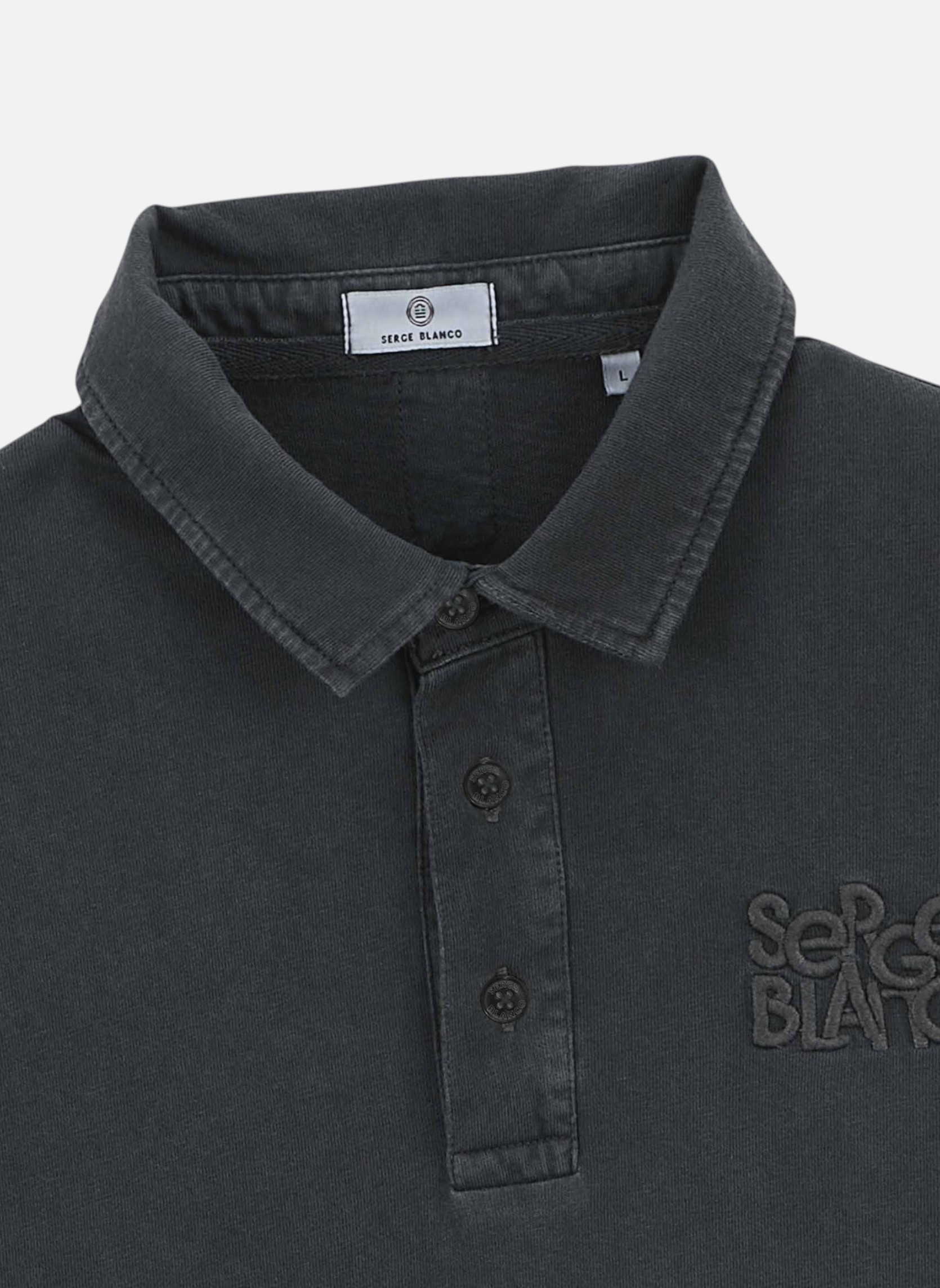 Polos Polo MC homme gris Serge Blanco Polos Polo MC homme gris Gris foncé