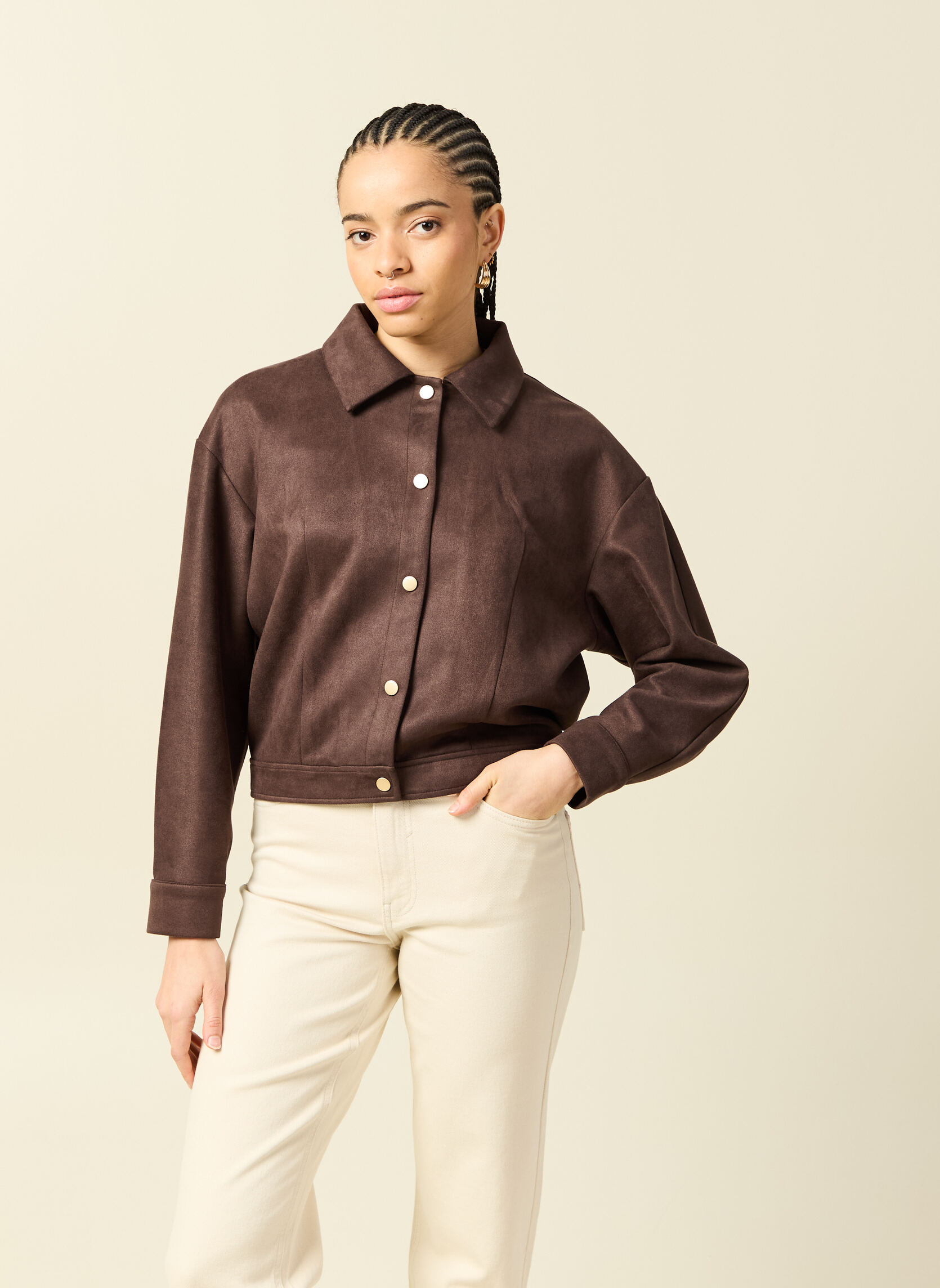 Blousons Blousons - CAMISUEDEF femme marron Bonobo Blousons Blousons - CAMISUEDEF femme marron Marron foncé