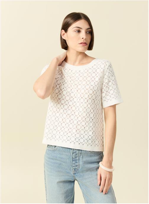 Bonobo Tee-shirts GRAPHICCOUF femme blanc