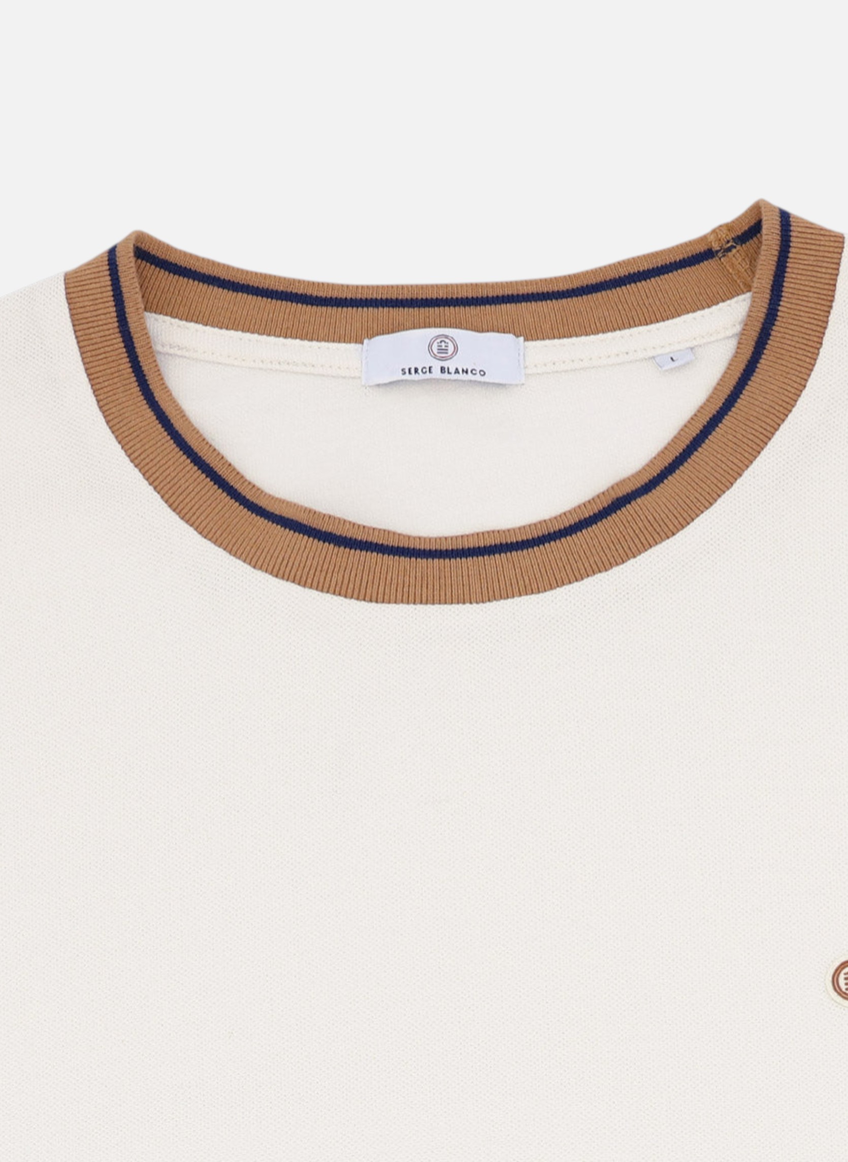 Tee-shirts T-shirt homme blanc Serge Blanco Tee-shirts T-shirt homme blanc Blanc mat