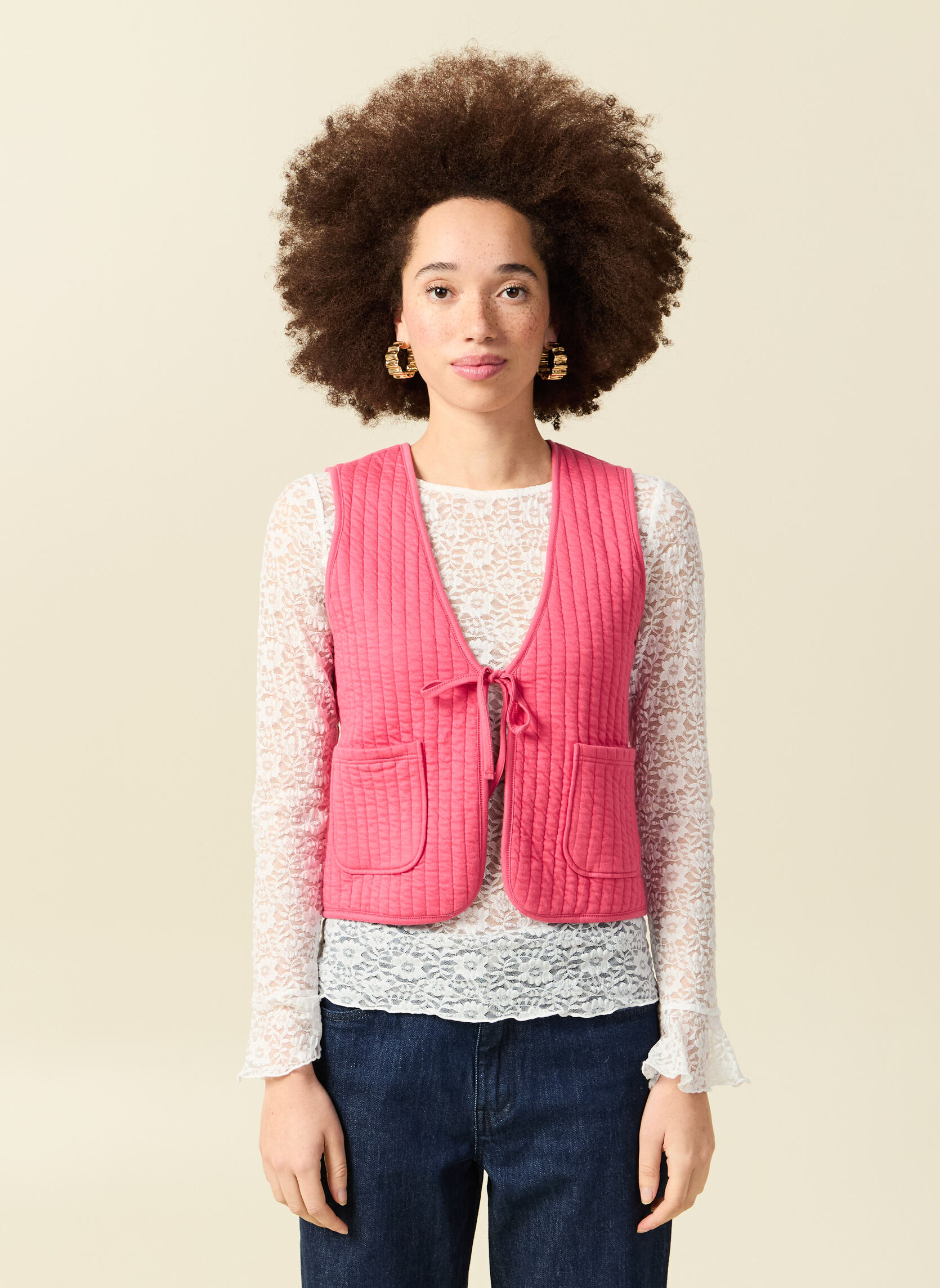 Gilets TAHITIGILF femme rose Bonobo Gilets TAHITIGILF femme rose Rose