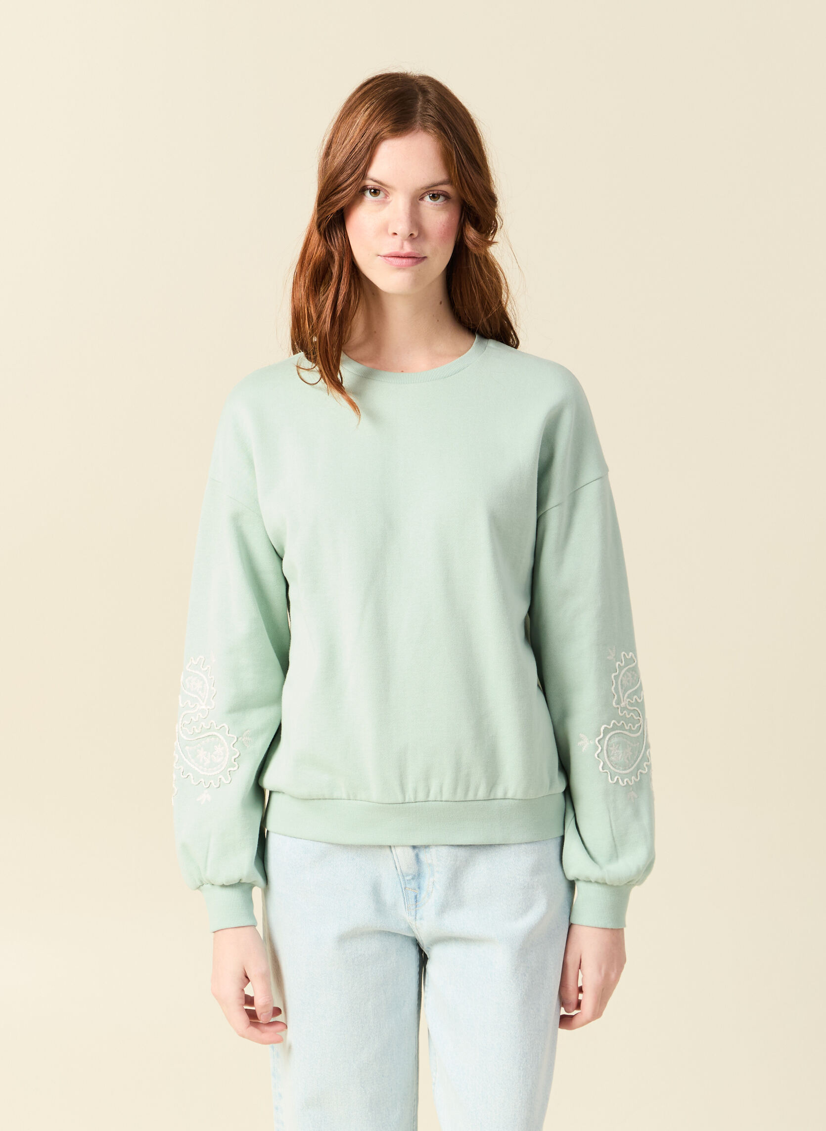 Sweats à capuche TAHITISWEAF femme vert Bonobo Sweats à capuche TAHITISWEAF femme vert Vert pastel