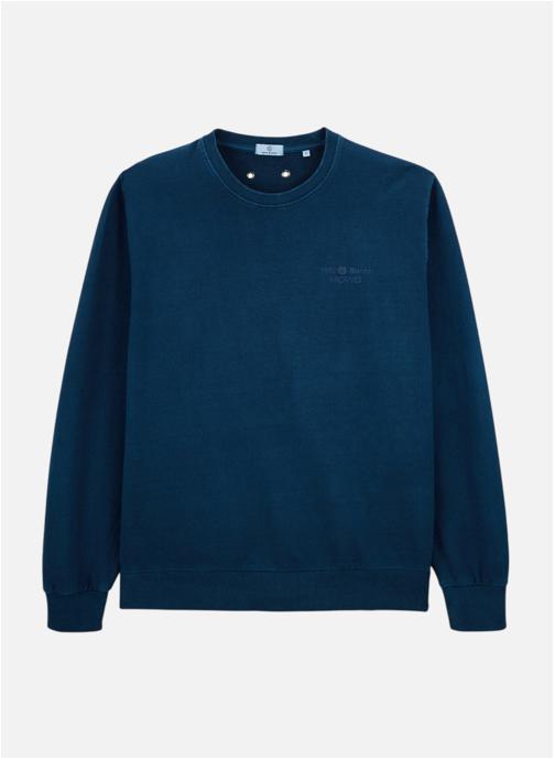 Serge Blanco Sweats à capuche Sweat homme bleu