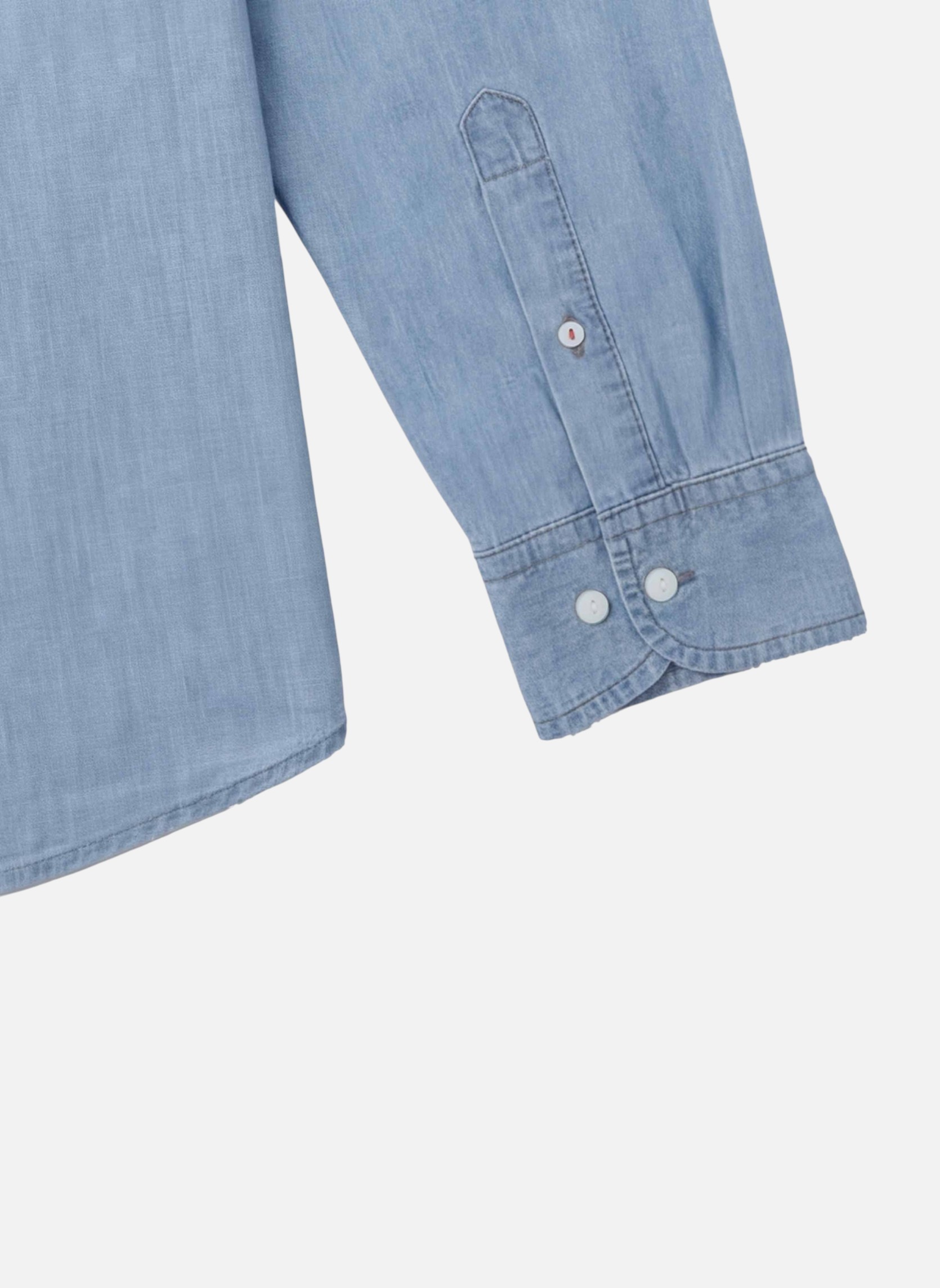Chemises Chemise ML homme bleu Serge Blanco Chemises Chemise ML homme bleu Bleu