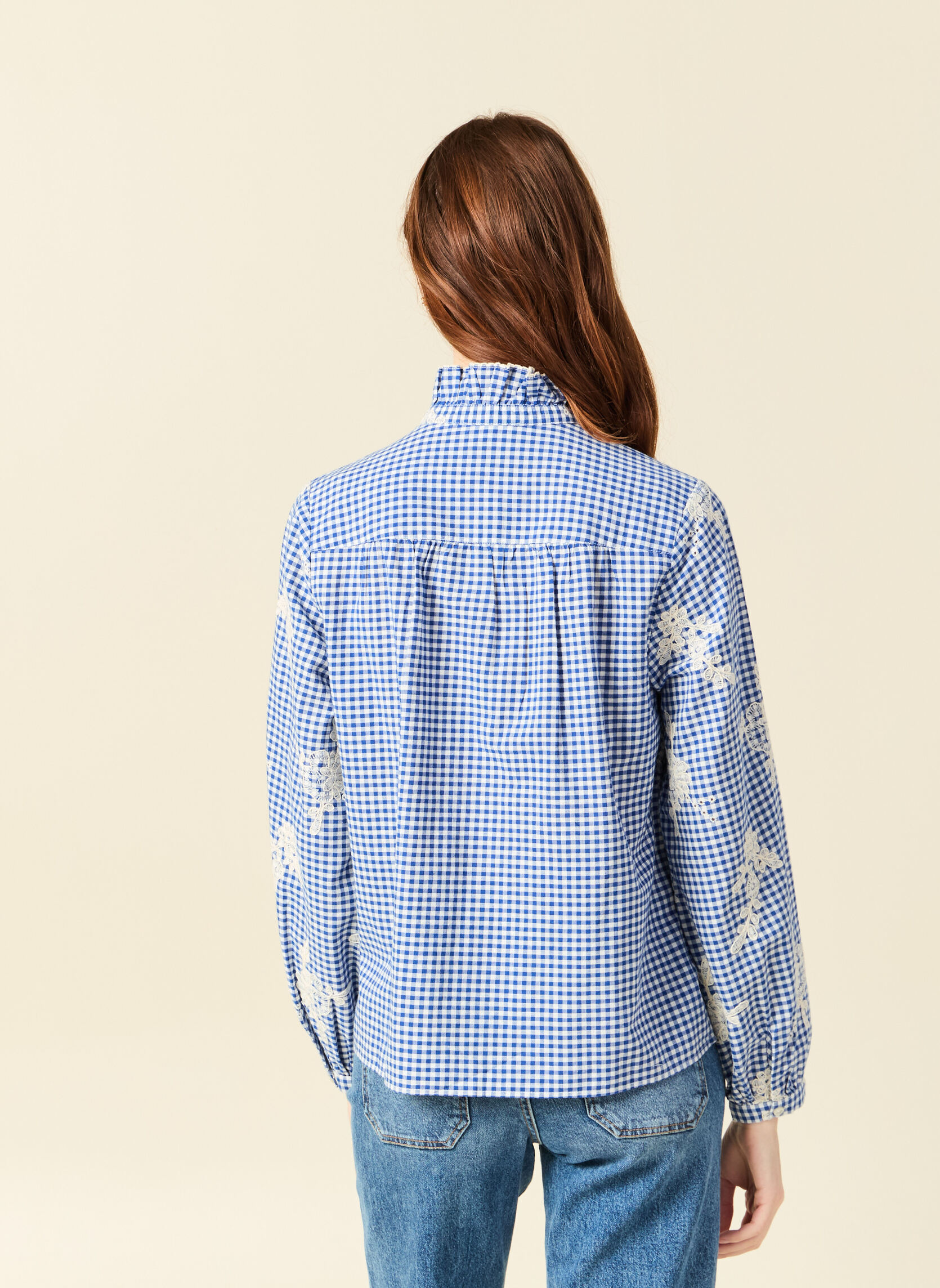 Chemises CHEMVICHYF femme bleu Bonobo Chemises CHEMVICHYF femme bleu Bleu marine