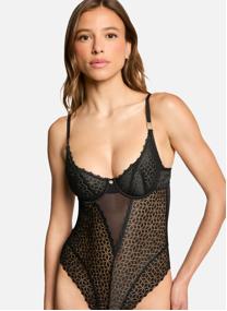 Brassières Body slip noir Carolina femme noir