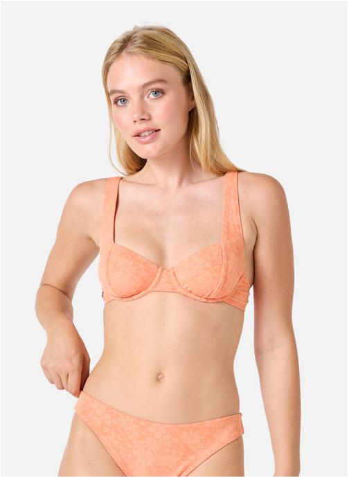 Brigitte Bardot Hauts de maillot balconnet Haut de maillot de bain balconnet orange Néréide femme orange