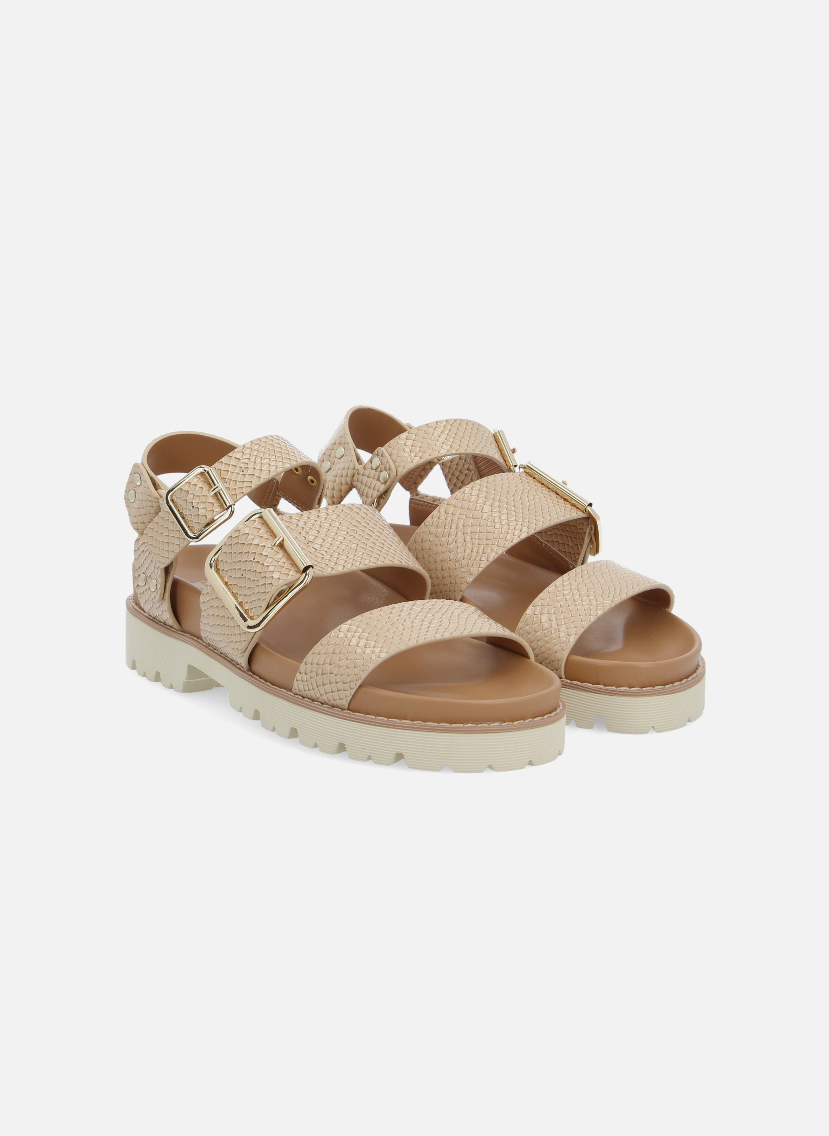 Sandales JUNE 4 femme beige No Name Sandales JUNE 4 femme beige Beige