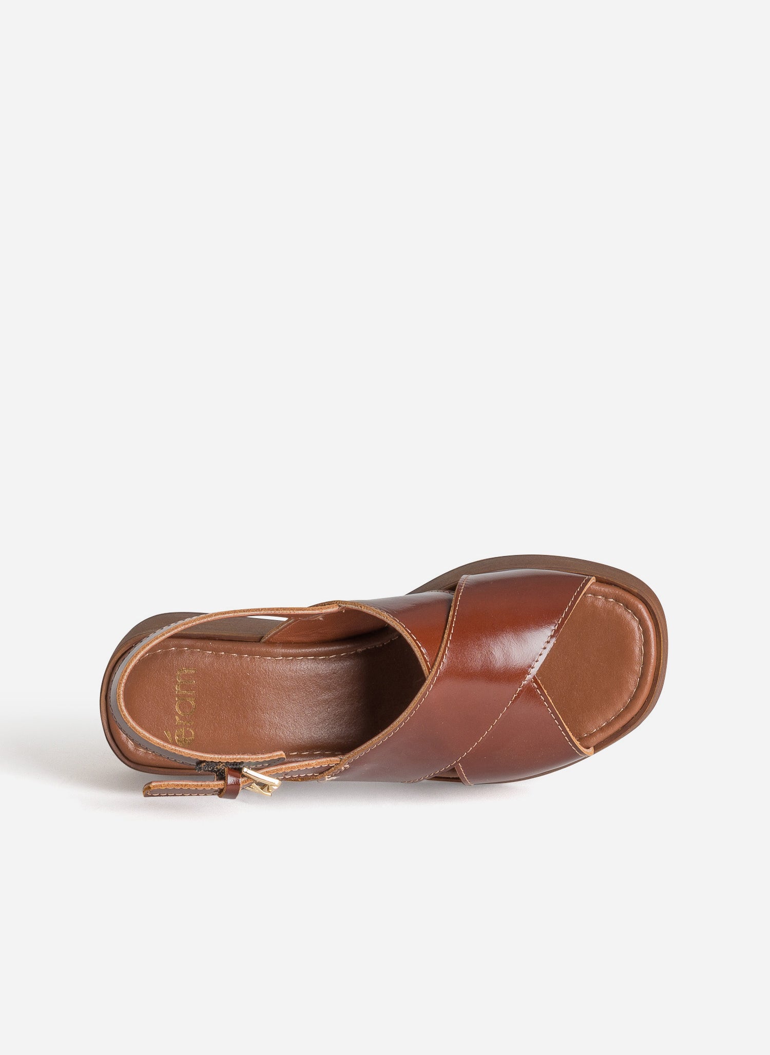 Sandales TALI. femme marron Eram Sandales TALI. femme marron Cognac