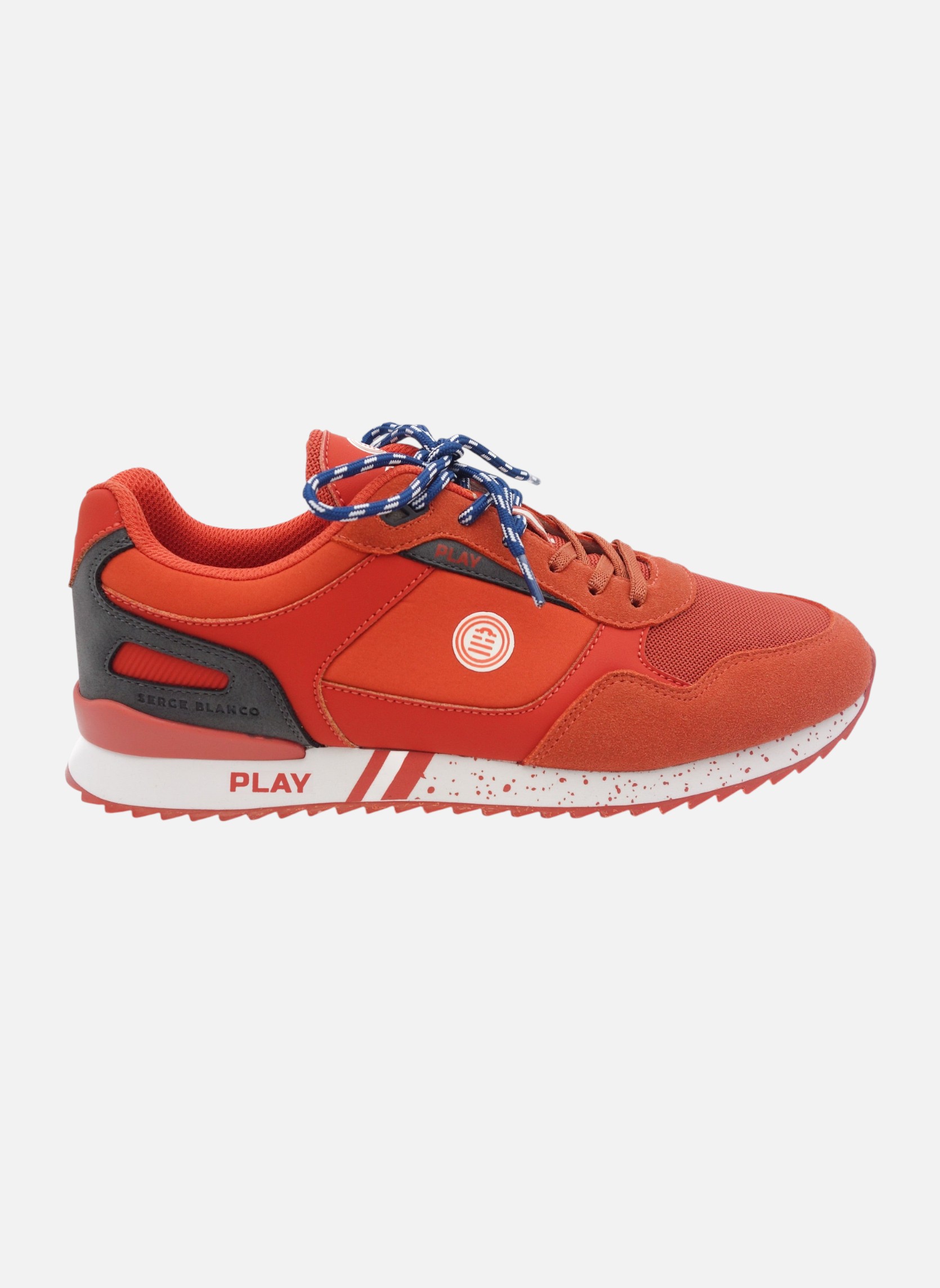 Baskets basses Chamonix homme rouge Serge Blanco Baskets basses Chamonix homme rouge Rouge foncé
