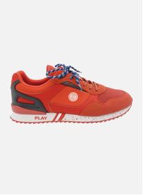 Baskets basses Chamonix homme rouge Serge Blanco Baskets basses Chamonix homme rouge Rouge foncé