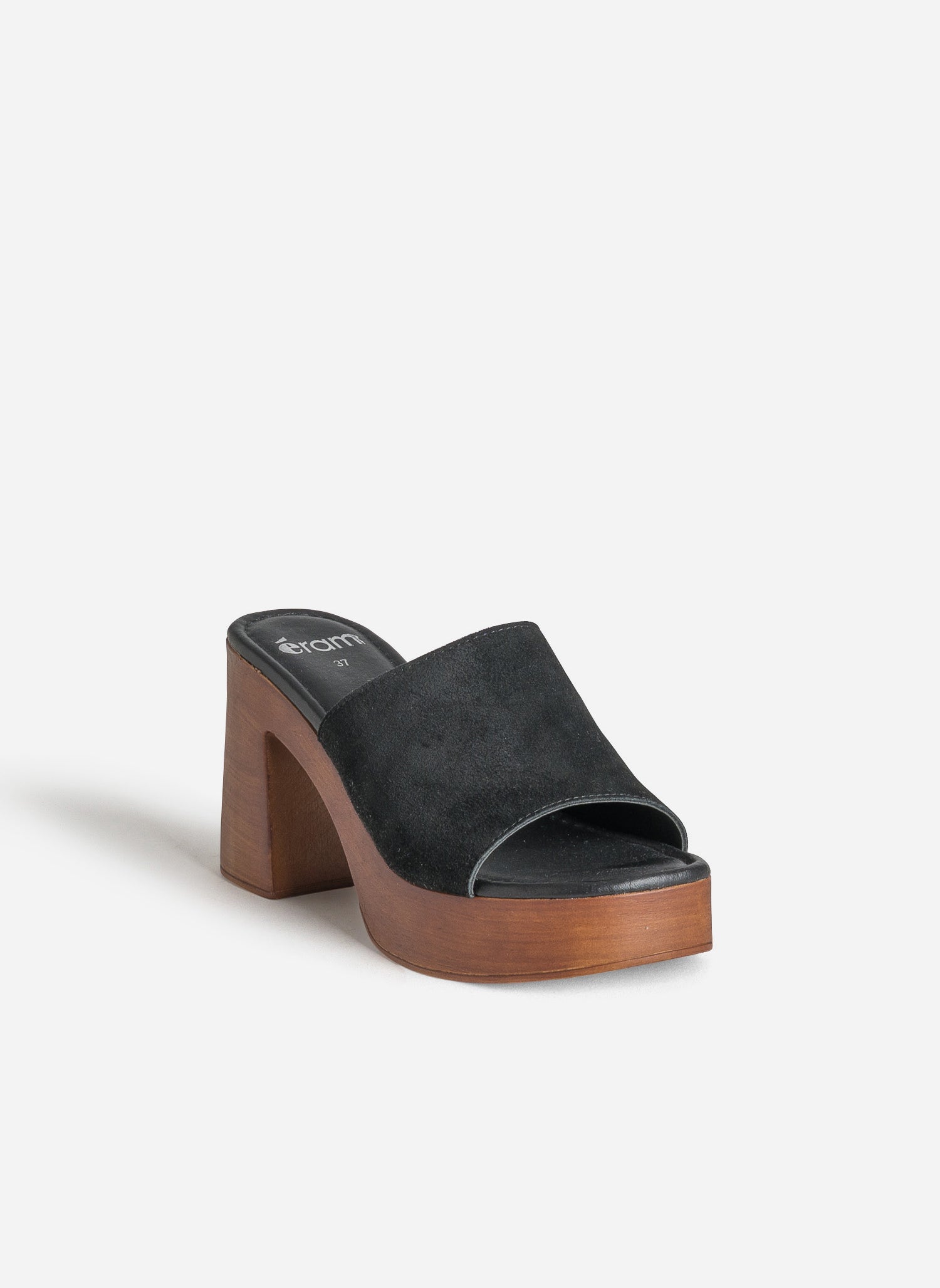 Mules YESIA. femme noir Eram Mules YESIA. femme noir Noir
