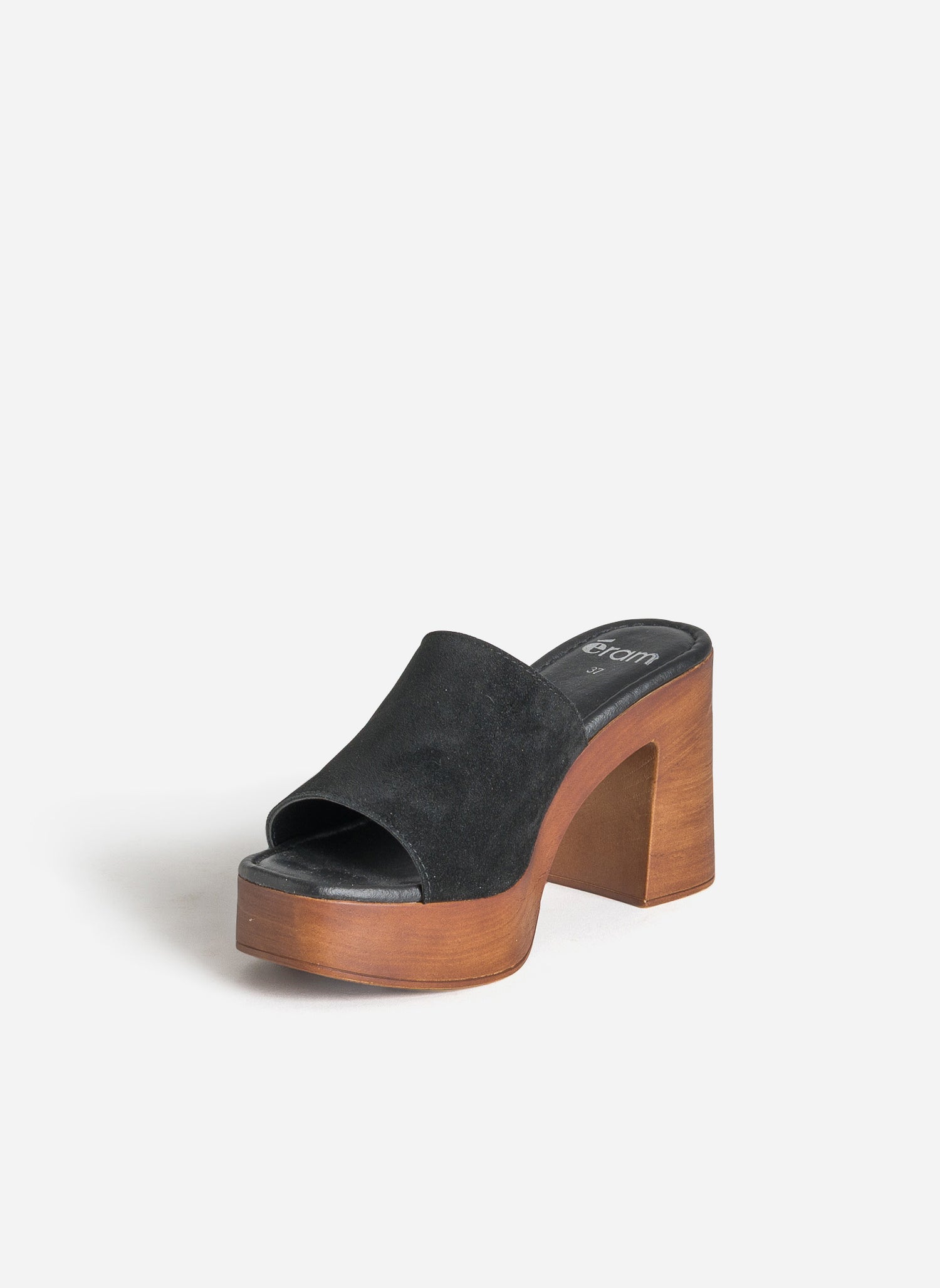 Mules YESIA. femme noir Eram Mules YESIA. femme noir Noir