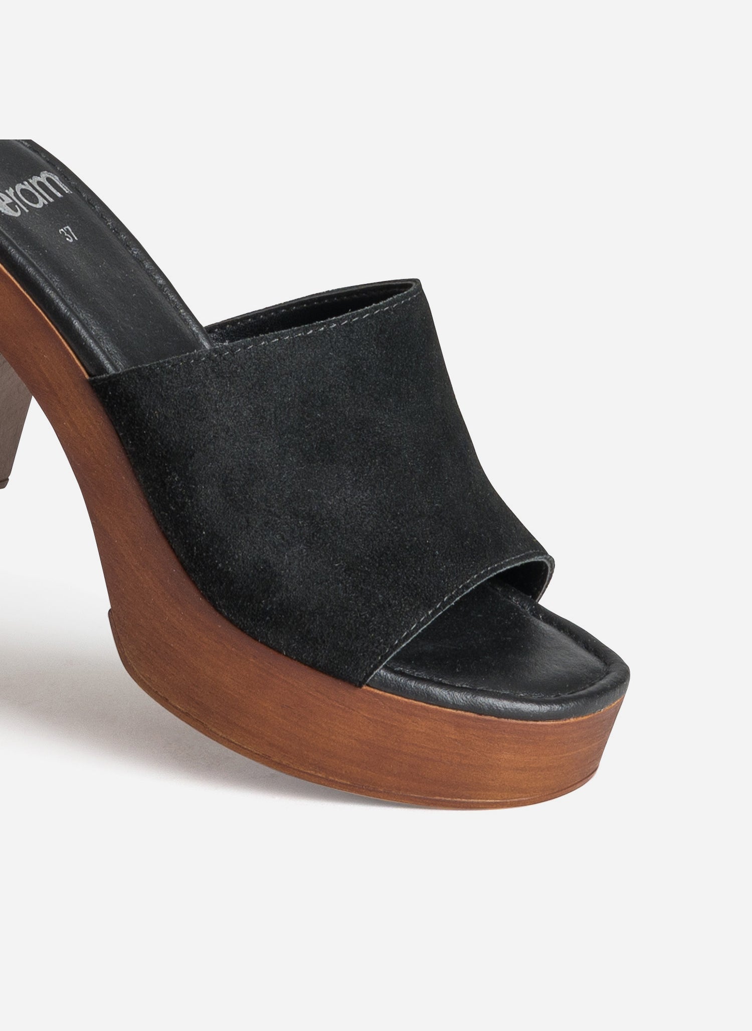 Mules YESIA. femme noir Eram Mules YESIA. femme noir Noir
