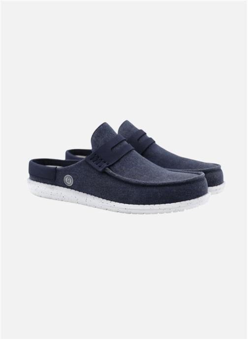 Serge Blanco Mules Bidart homme bleu