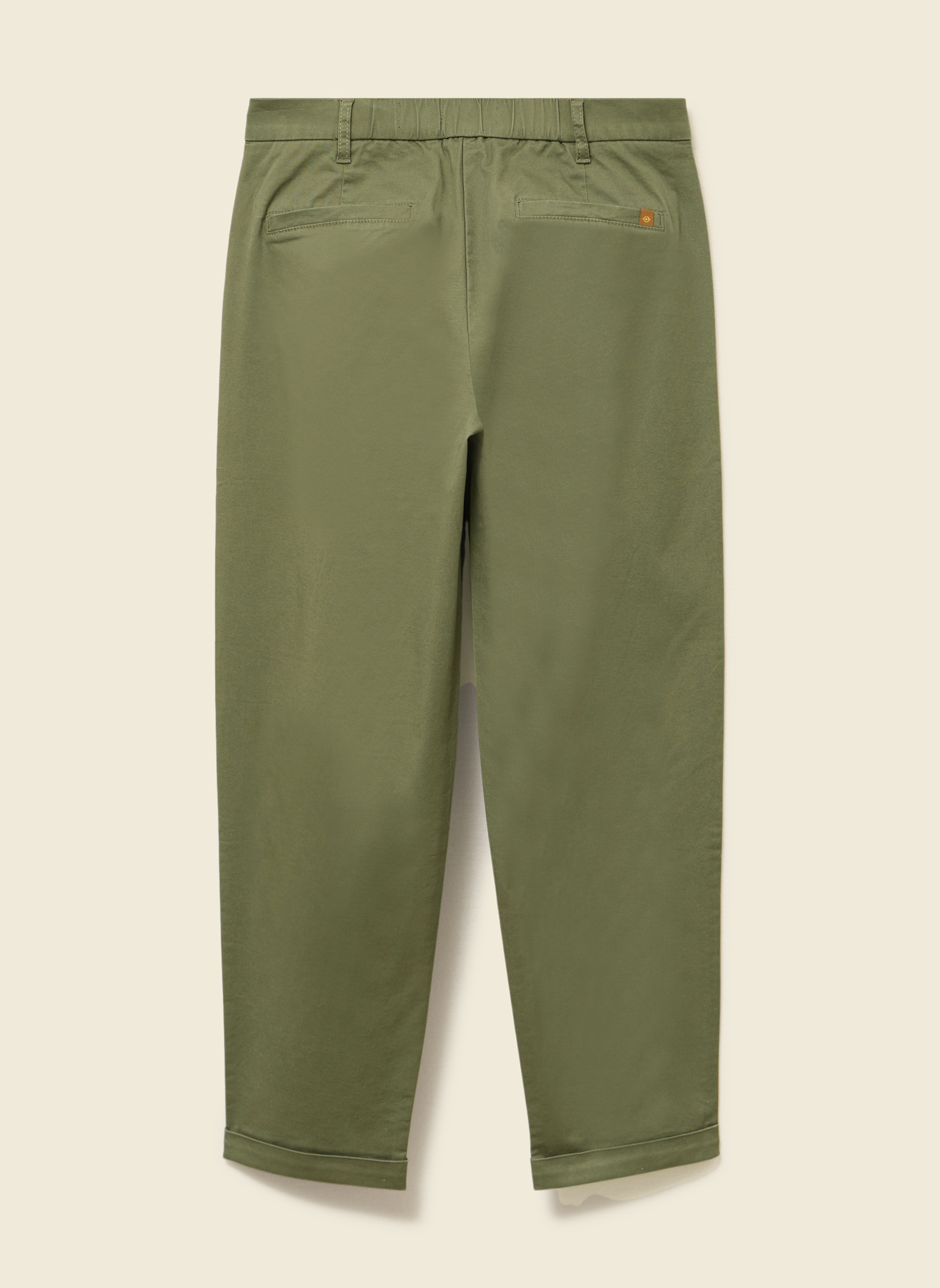 Pantalons droit TAILCHINOF femme vert Bonobo Pantalons droit TAILCHINOF femme vert Kaki