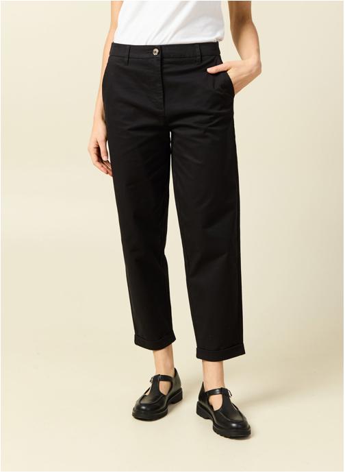 Bonobo Pantalons droit TAILCHINOF femme noir