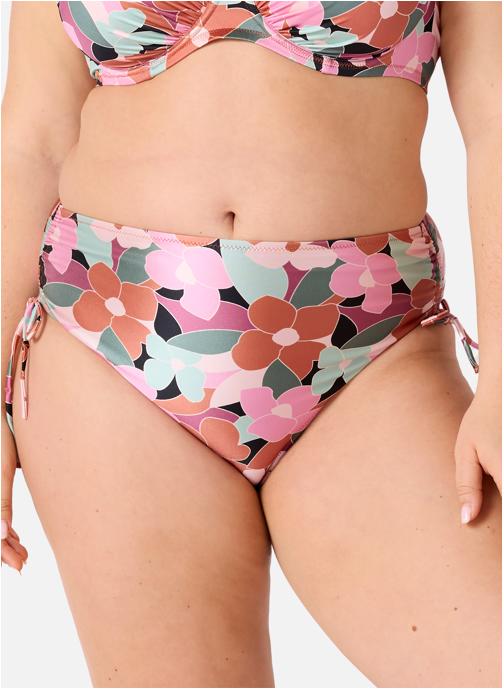 Brigitte Bardot Maillots de bain Culotte de bain taille haute marron Comédienne femme marron