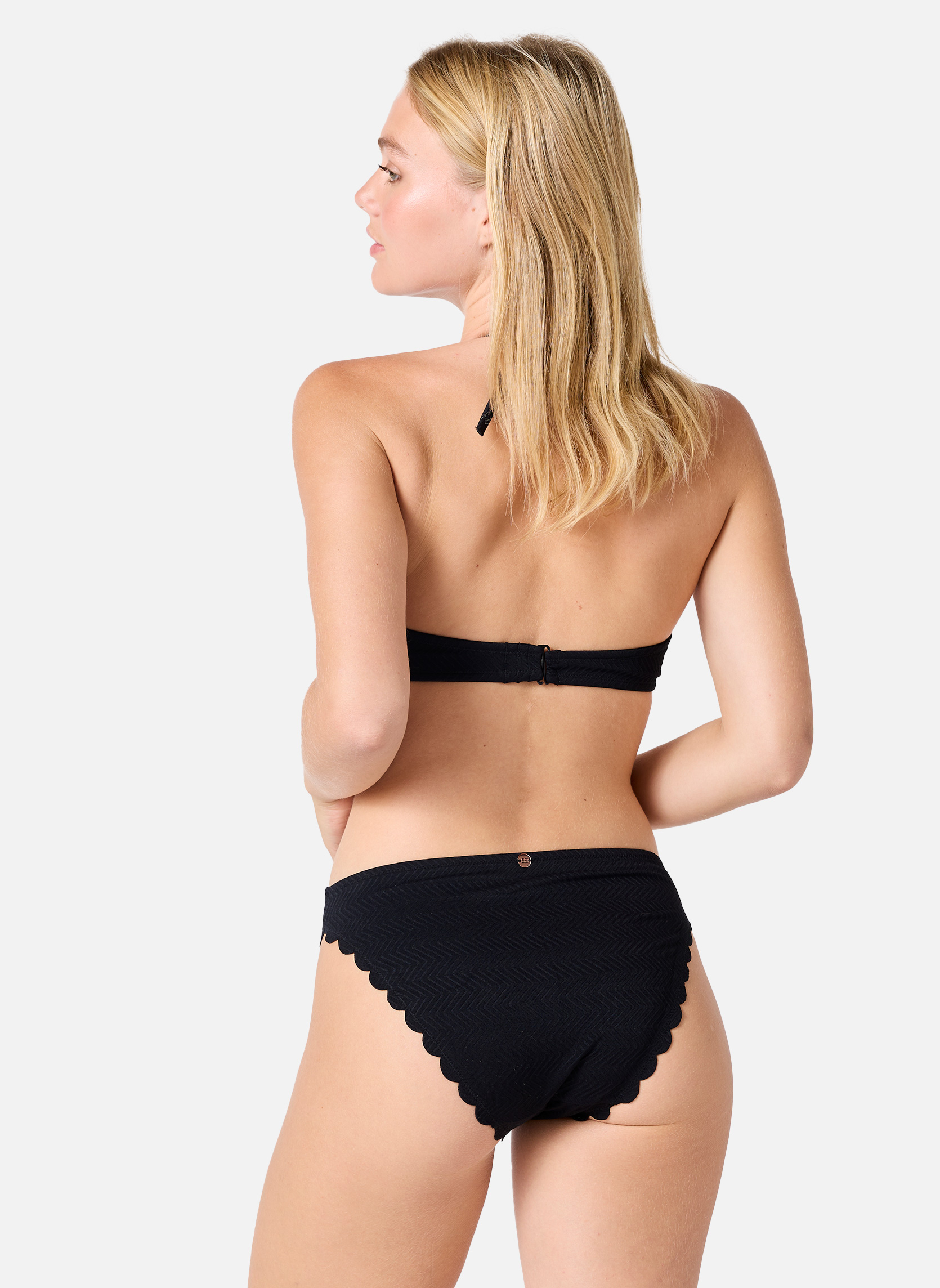 Maillots de bain Slip de bain noir Bohochic femme noir Brigitte Bardot Maillots de bain Slip de bain noir Bohochic femme noir Noir